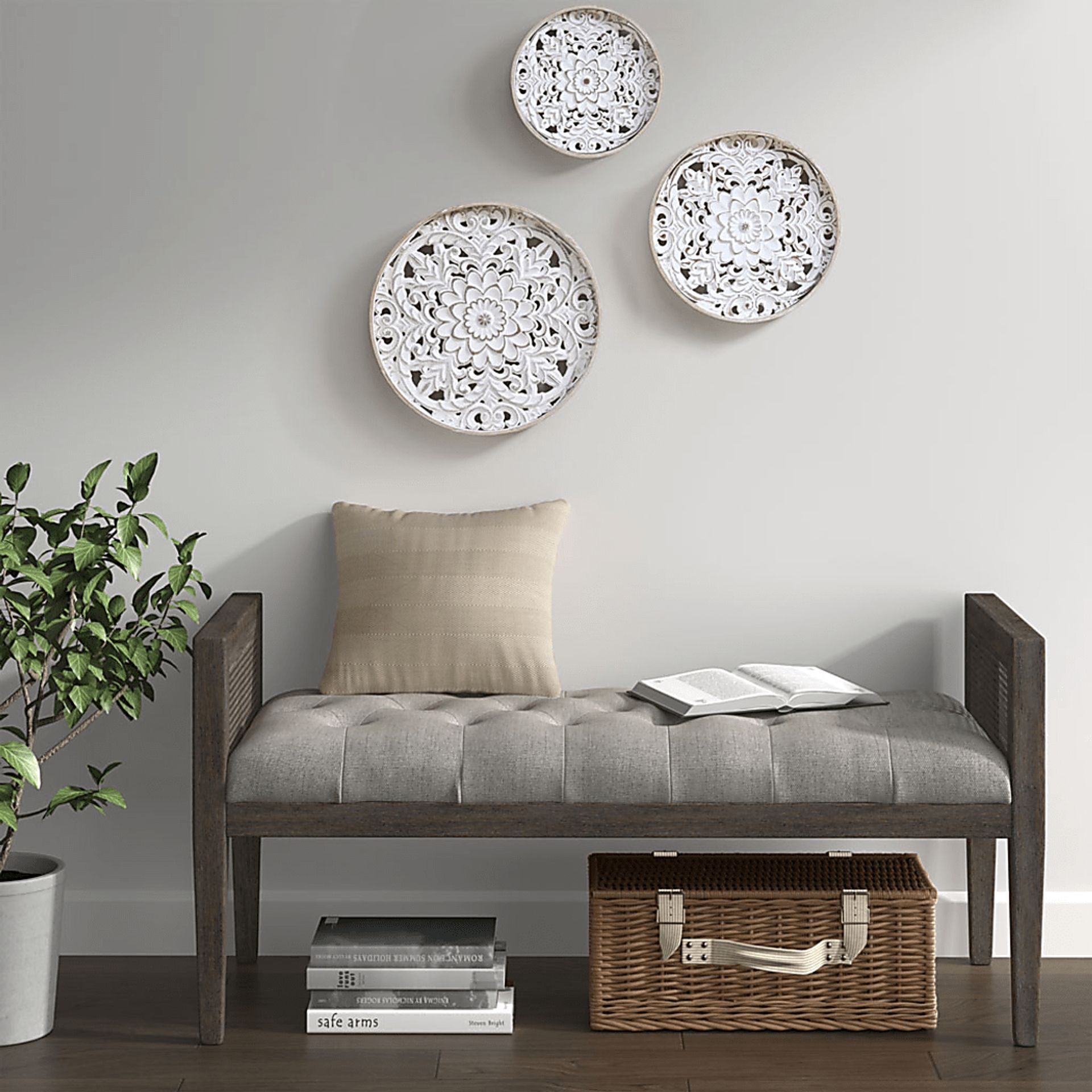Elari Natural Wall Decor, Set of 3 - Image 2