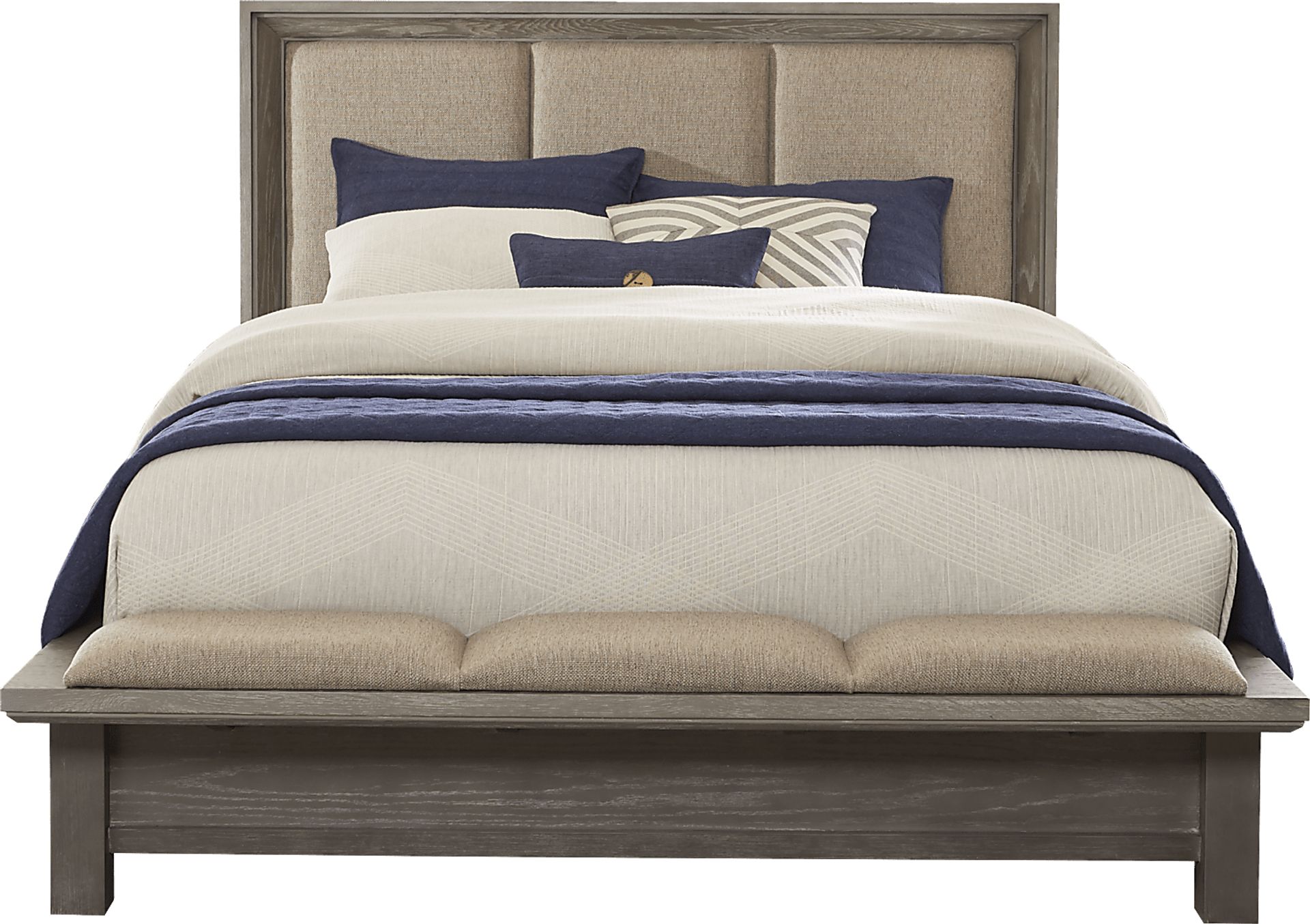 Elba Lane Gray 7 Pc Queen Bedroom - Image 2