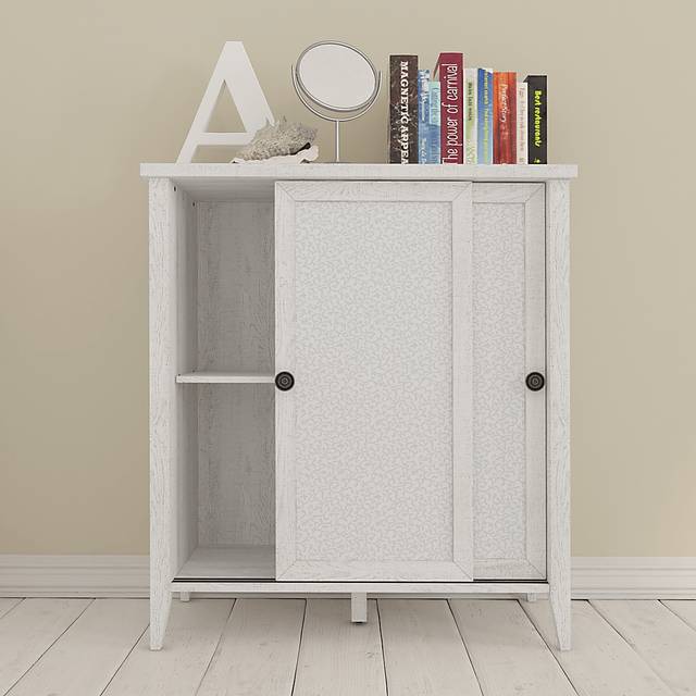 Elbank White Accent Cabinet - Thumbnail - Image 7