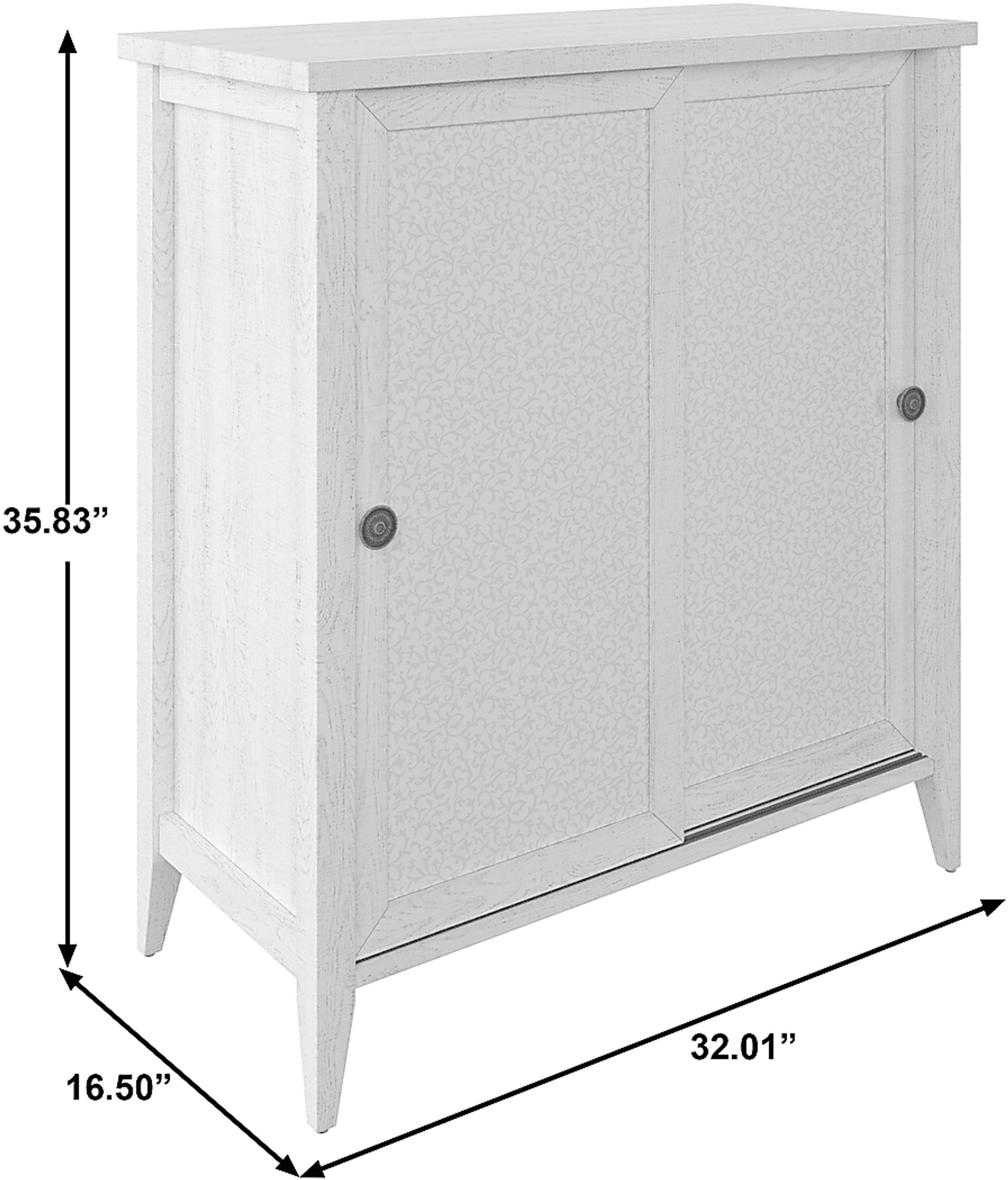 Elbank White Accent Cabinet - Image 9