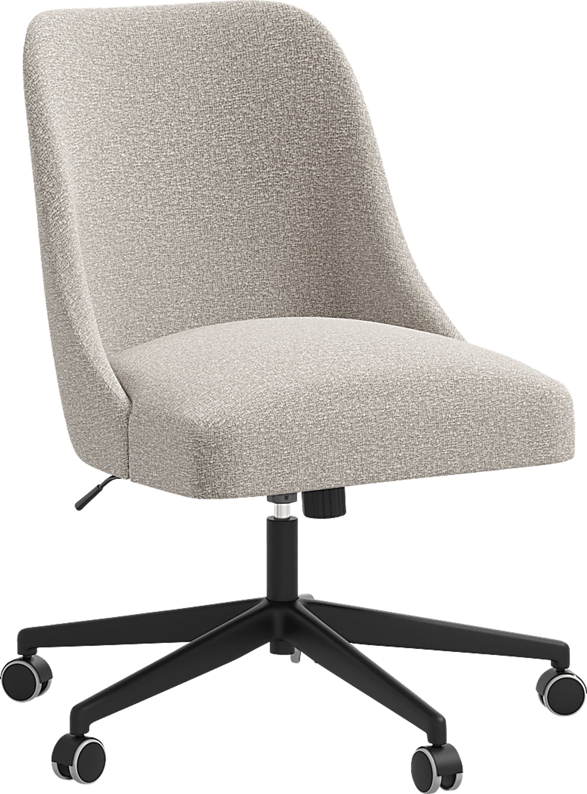 Elbe Light Gray Desk Chair - Image 1