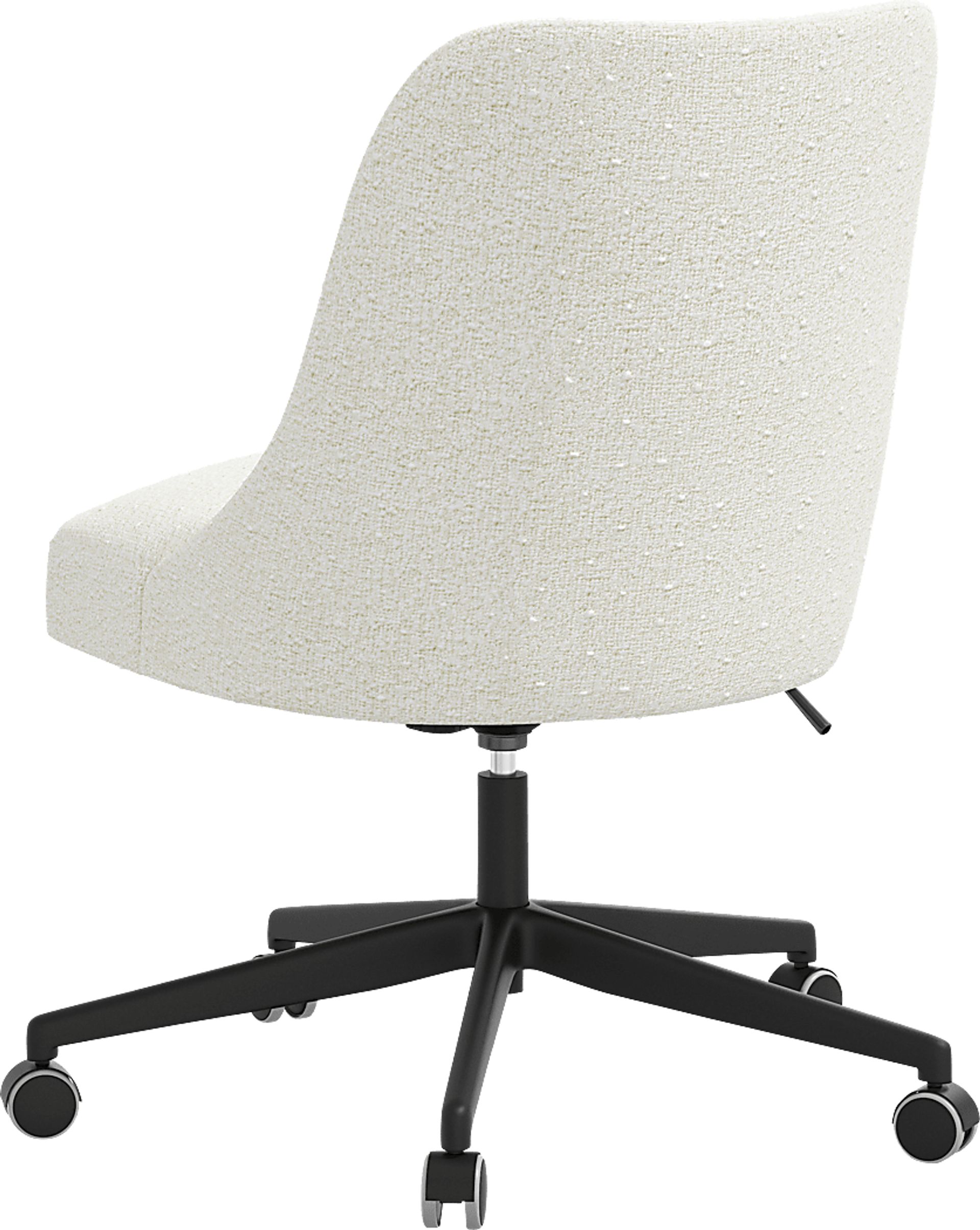 Elbe White Desk Chair - Image 4