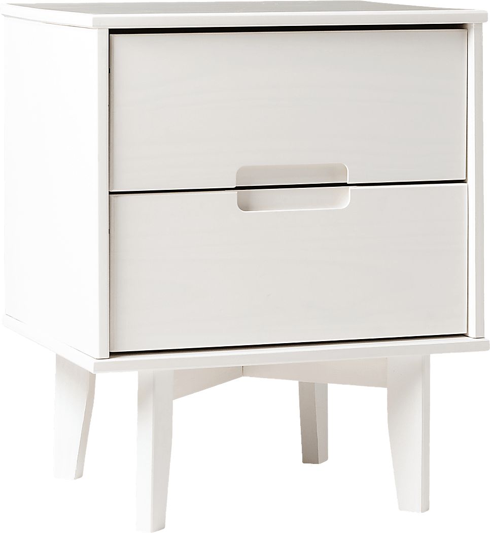 Elberton White Nightstand