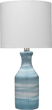 Elcomb Circle Blue Lamp