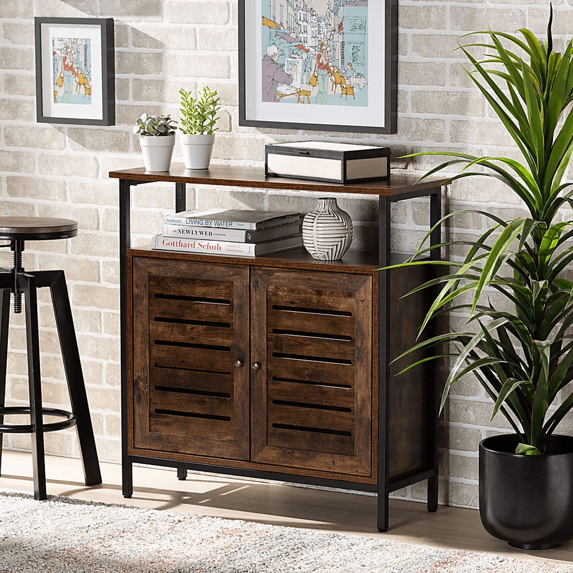 Elcy Brown 2-Door Accent Cabinet - Image 6