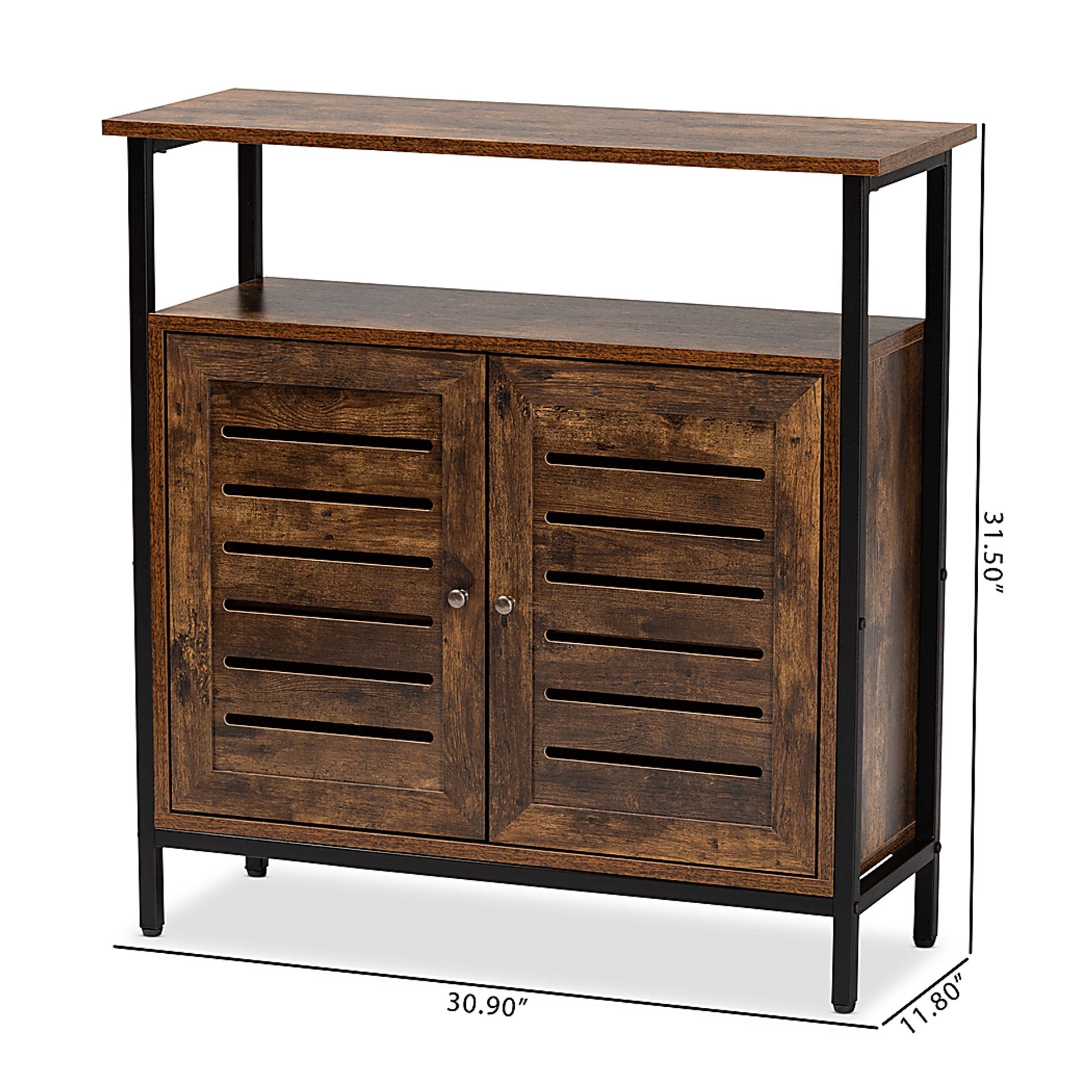 Elcy Brown 2-Door Accent Cabinet - Image 7