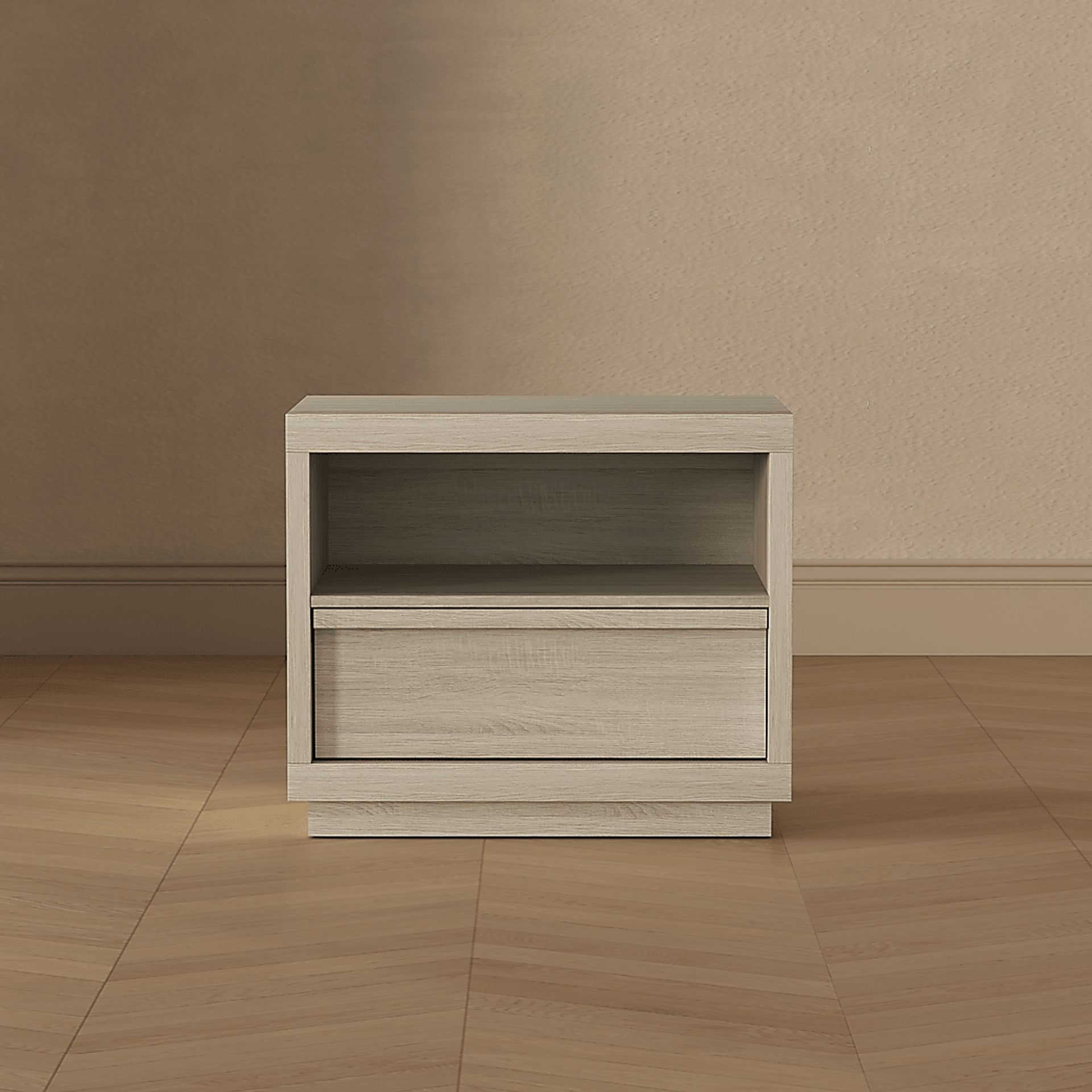 Elda I Beige Nightstand - Image 2