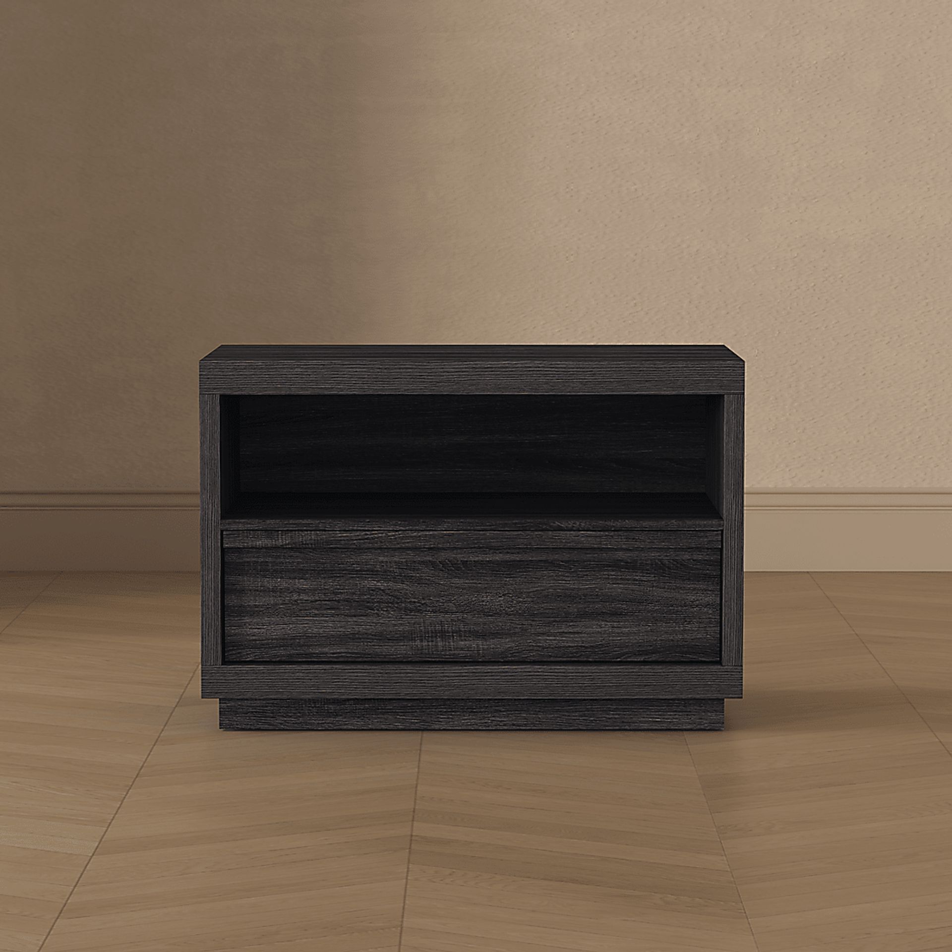 Elda II Charcoal Nightstand - Image 2