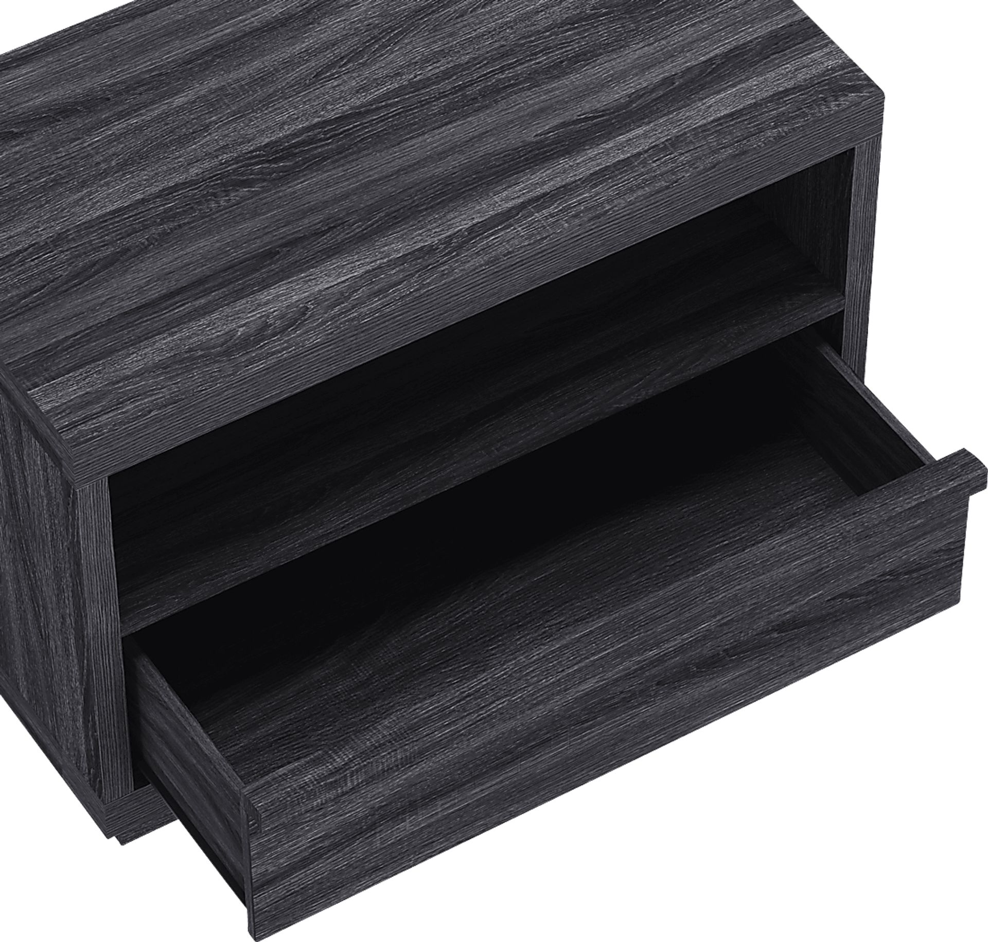 Elda II Charcoal Nightstand - Image 6