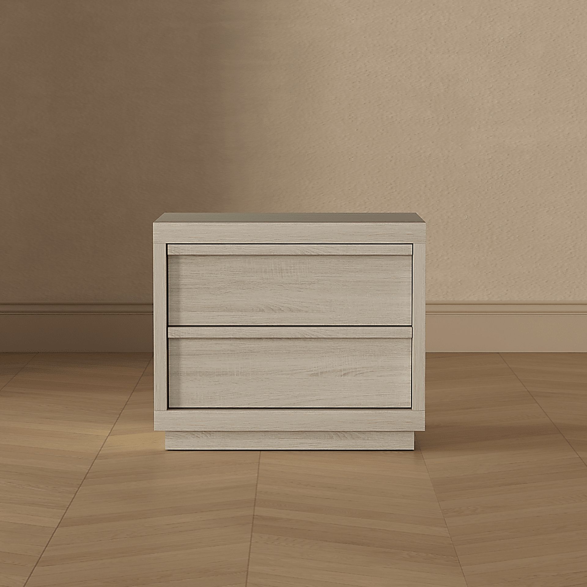 Elda III Beige Nightstand - Image 2