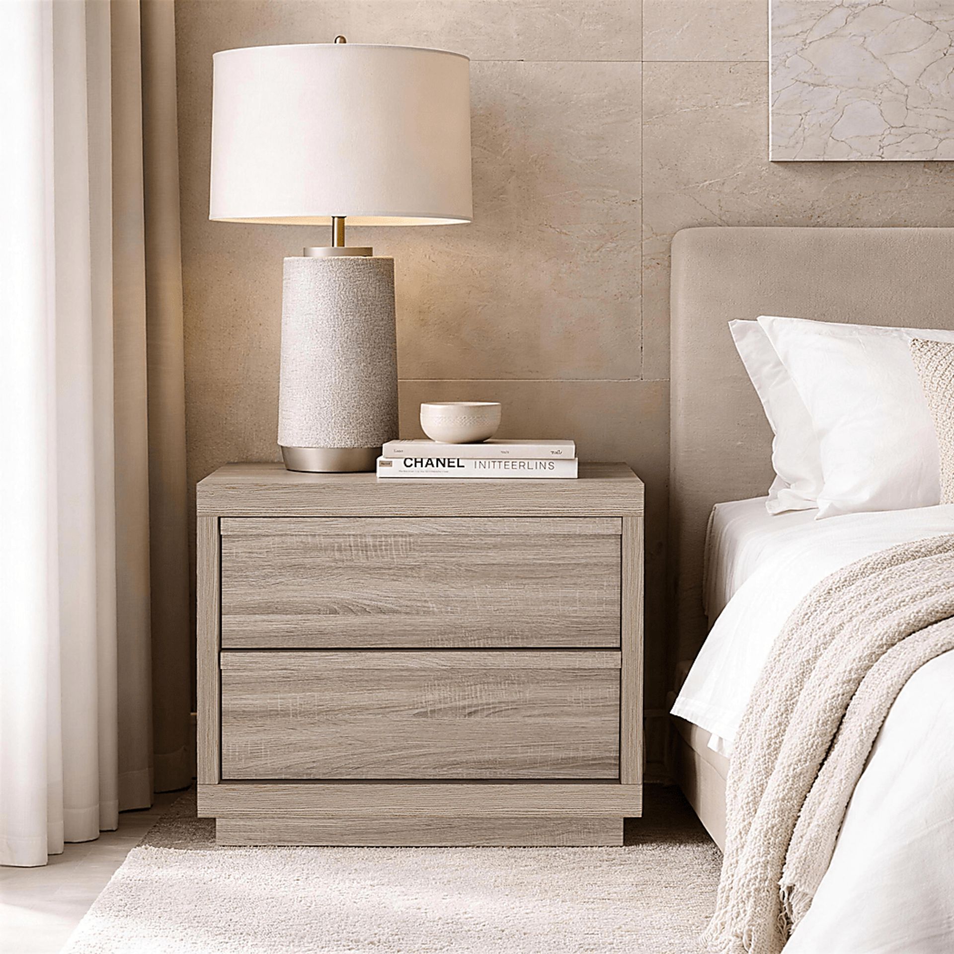 Elda III Brown Nightstand - Image 3