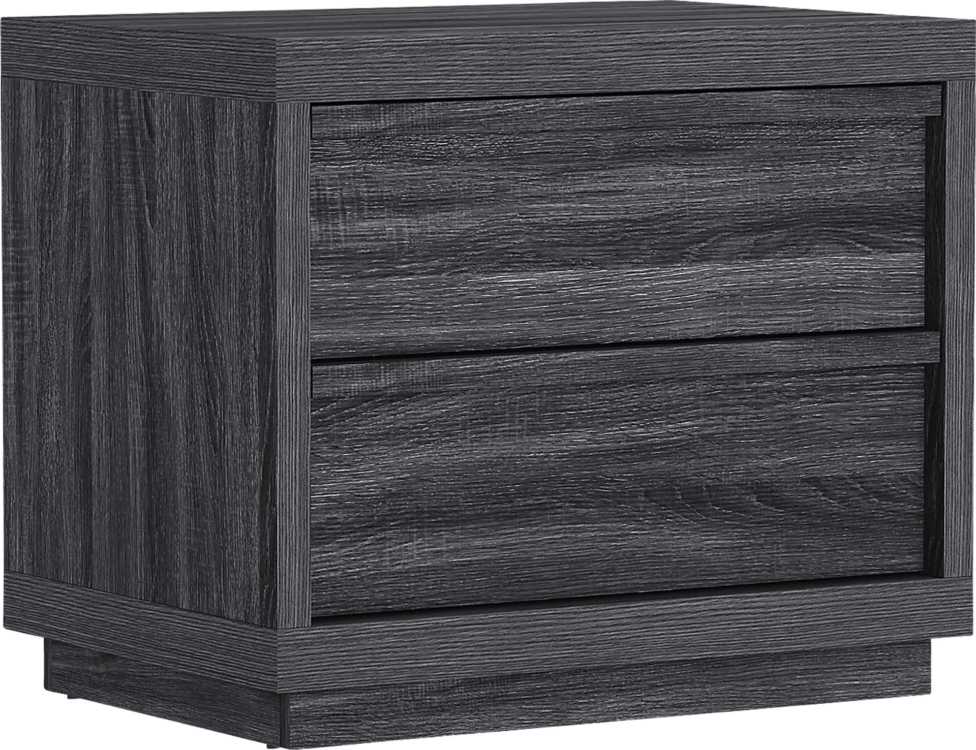 Elda III Charcoal Nightstand - Image 4