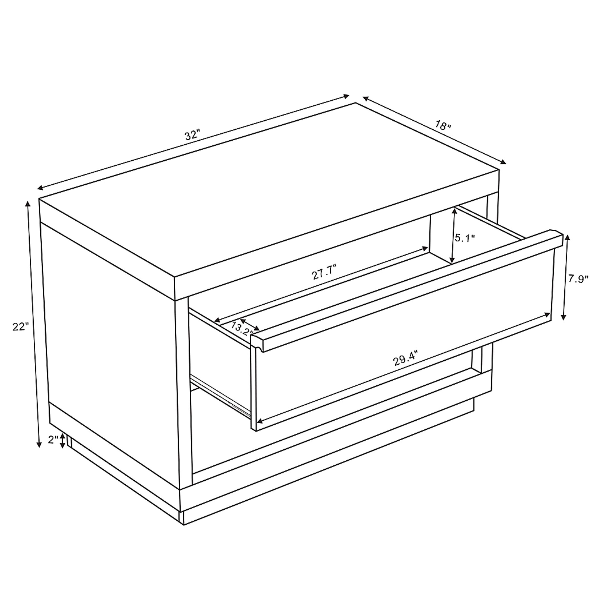 Elda IV Beige Nightstand - Image 6