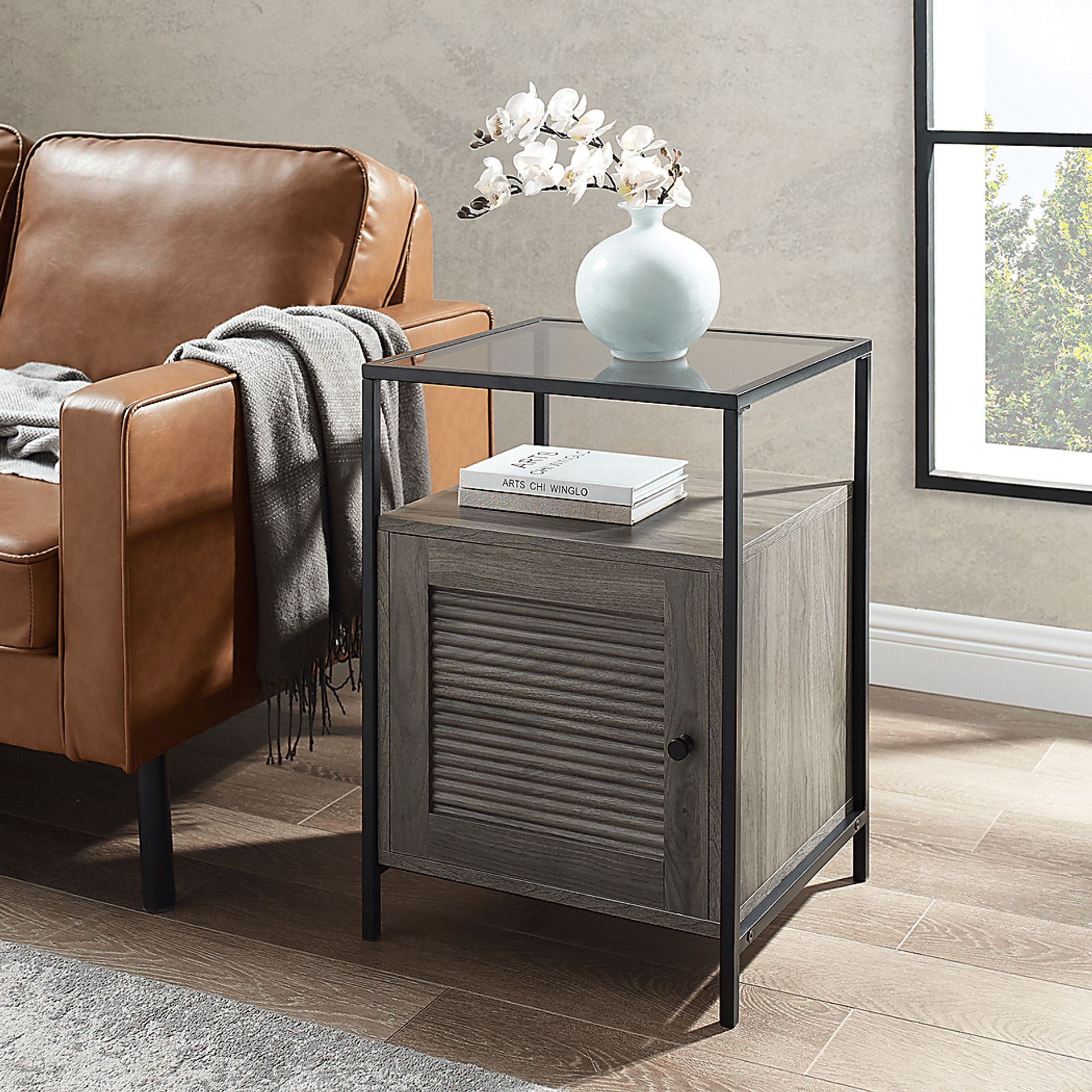 Elderoaks Gray End Table - Image 3