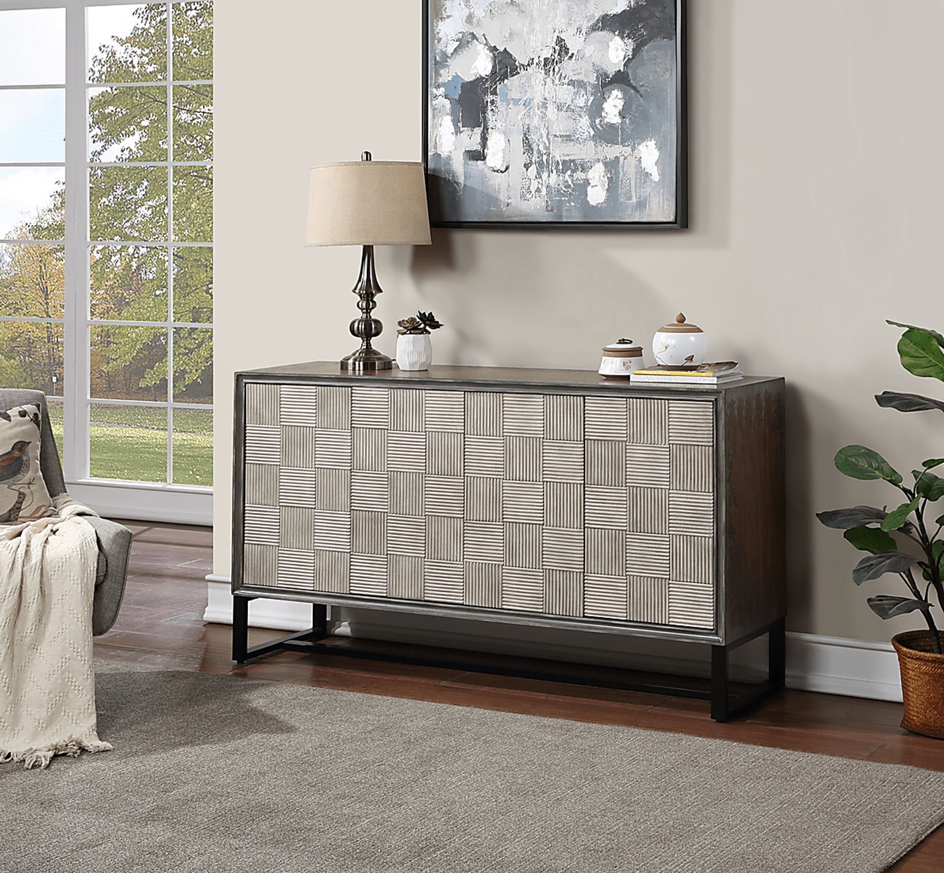 Elderslie Brown Credenza - Image 2