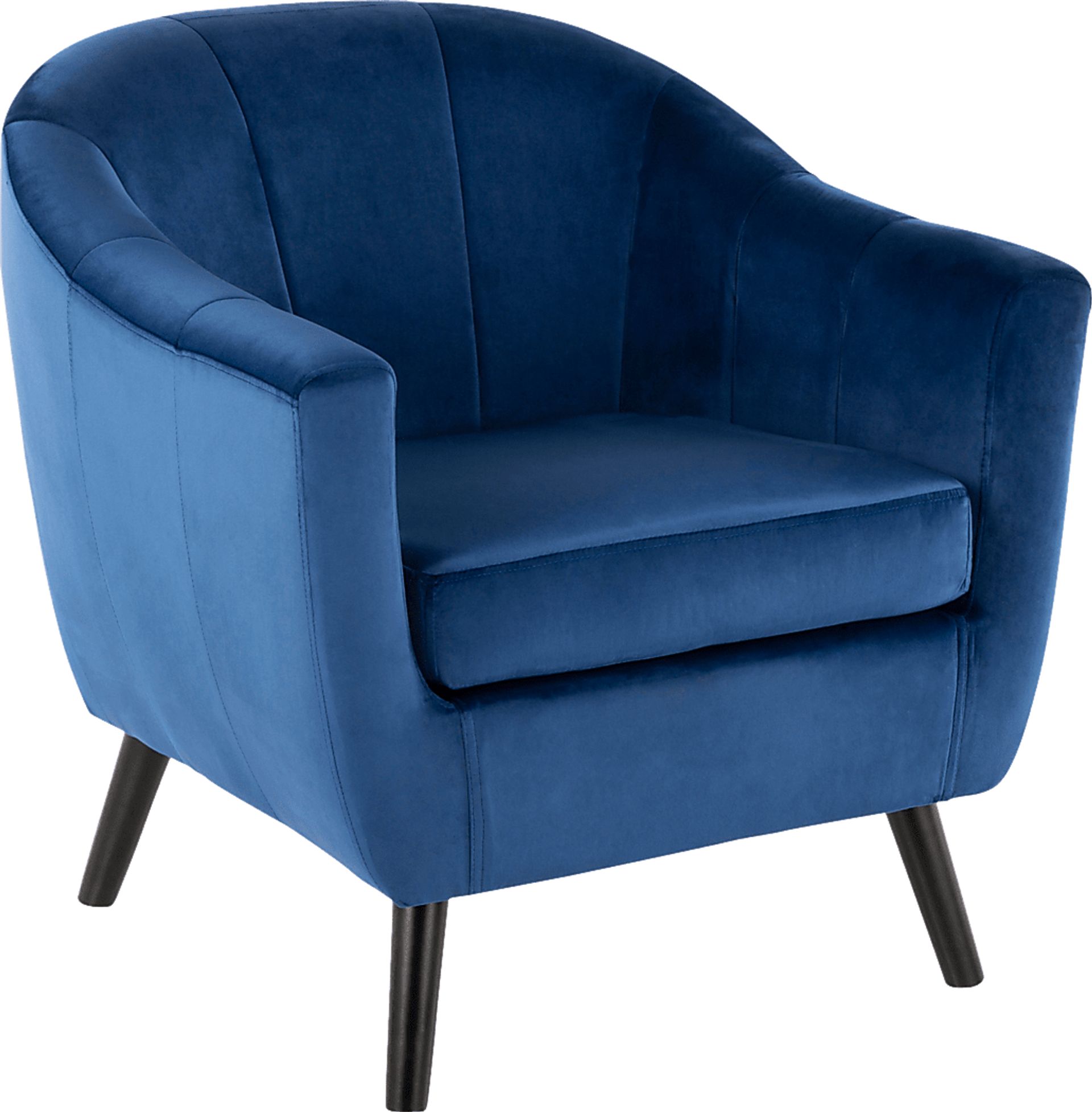 Eldert Blue Accent Chair - Image 1