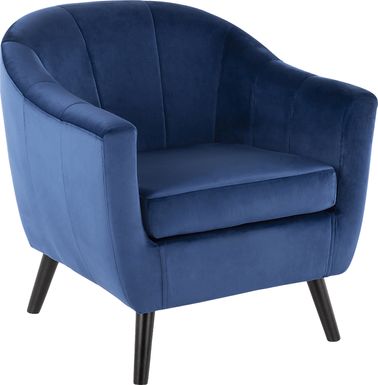 Eldert Blue Accent Chair
