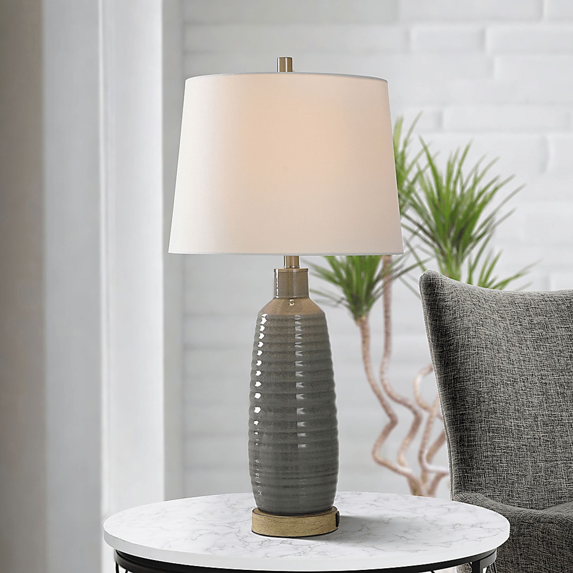 Eldo Gray Lamp - Image 2