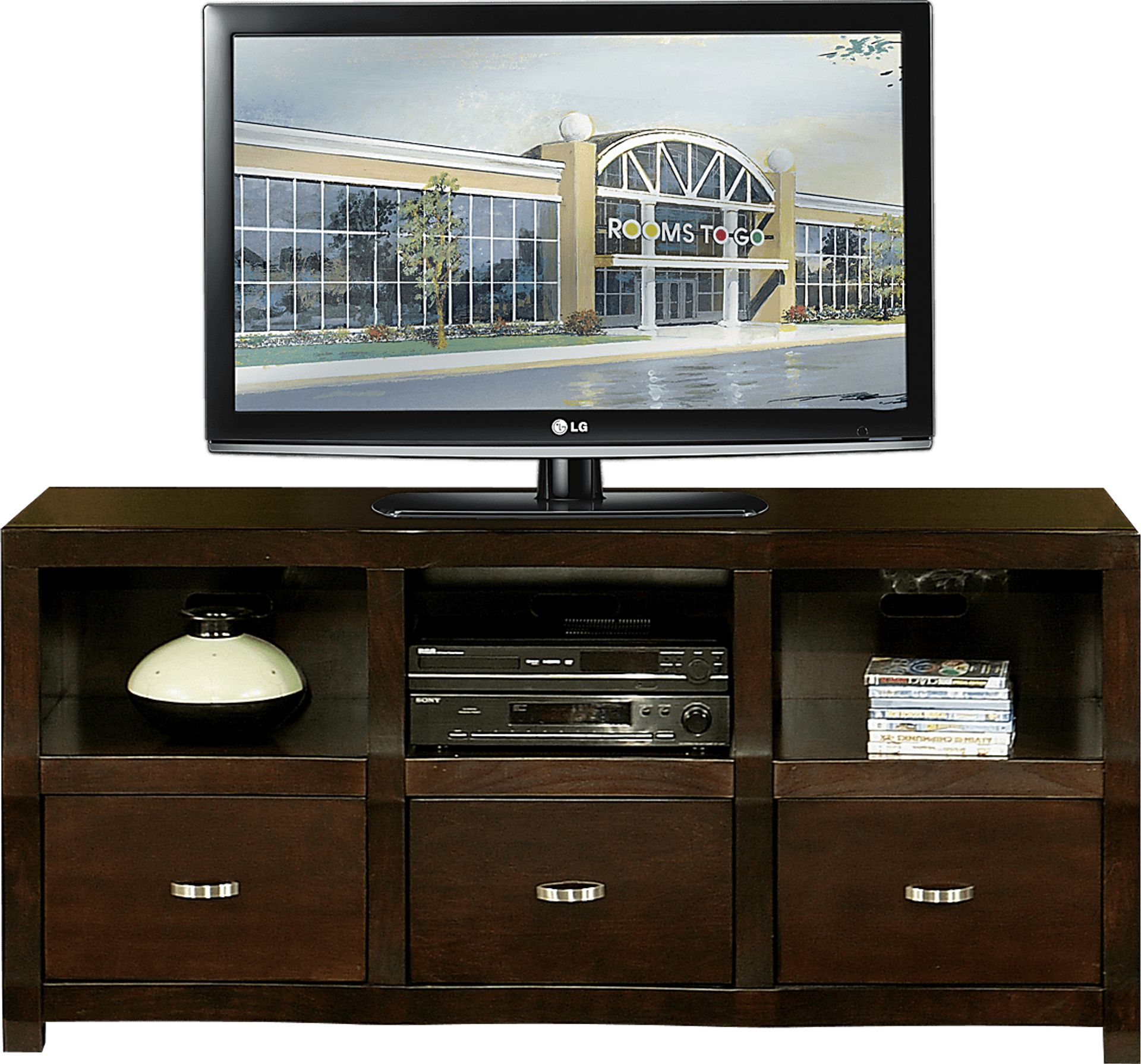 Eldon Square Merlot 59 in. Console - Image 1