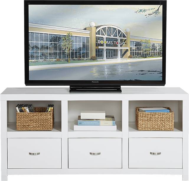 Eldon Square White 59 in. Console - Thumbnail - Image 1