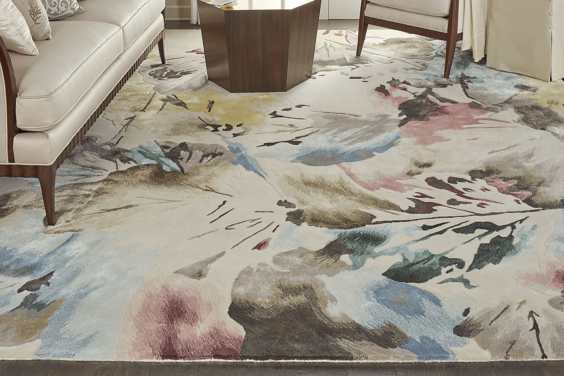 Eldonia Beige 9'9 x 13'9 Rug - Image 13