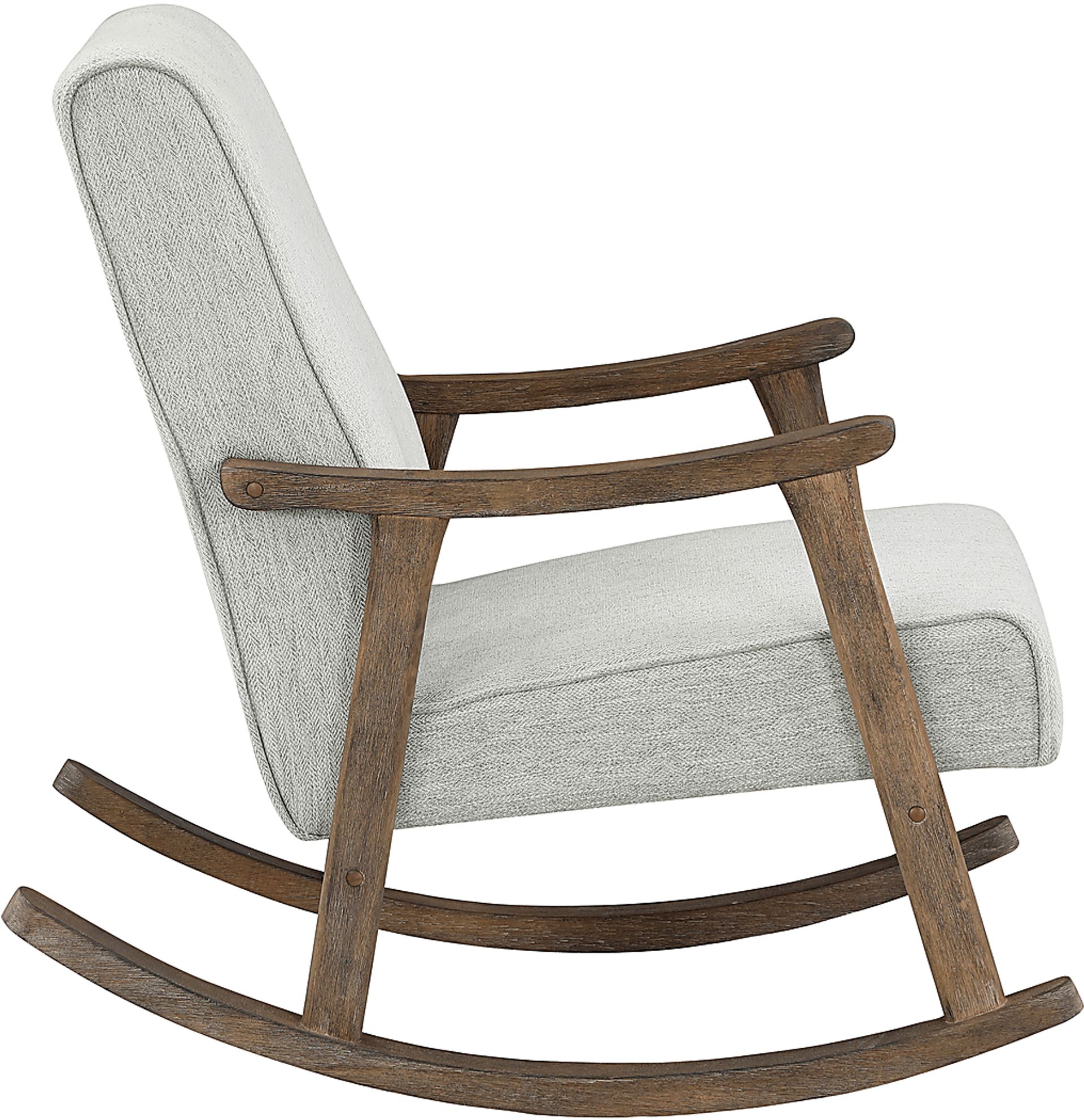 Eldonlee II Gray Rocker Chair - Image 4