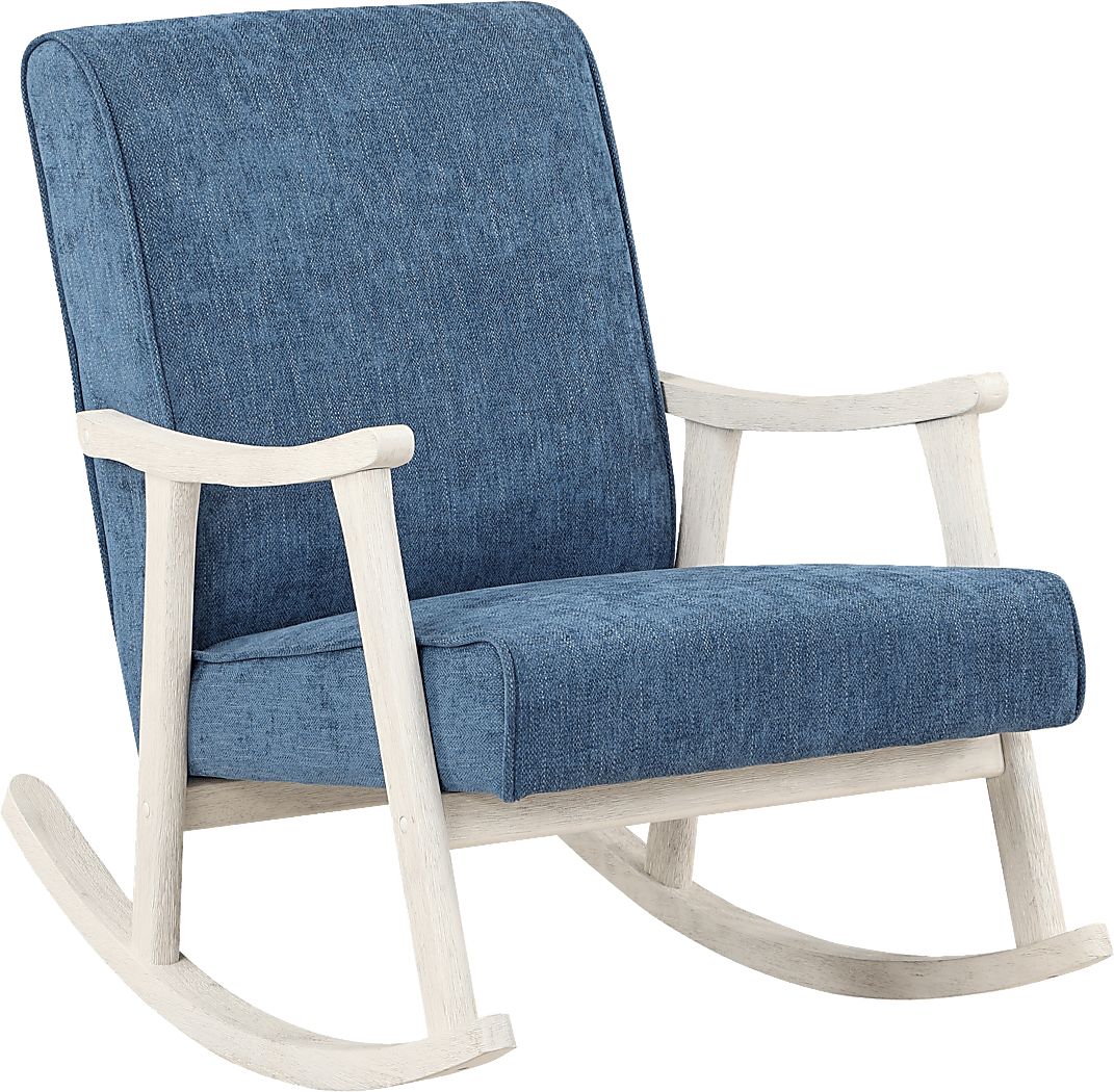 Eldonlee IV Navy Rocker Chair Rooms To Go