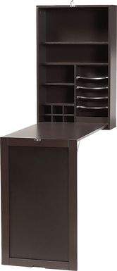 Eldoran Dark Brown Folding Desk