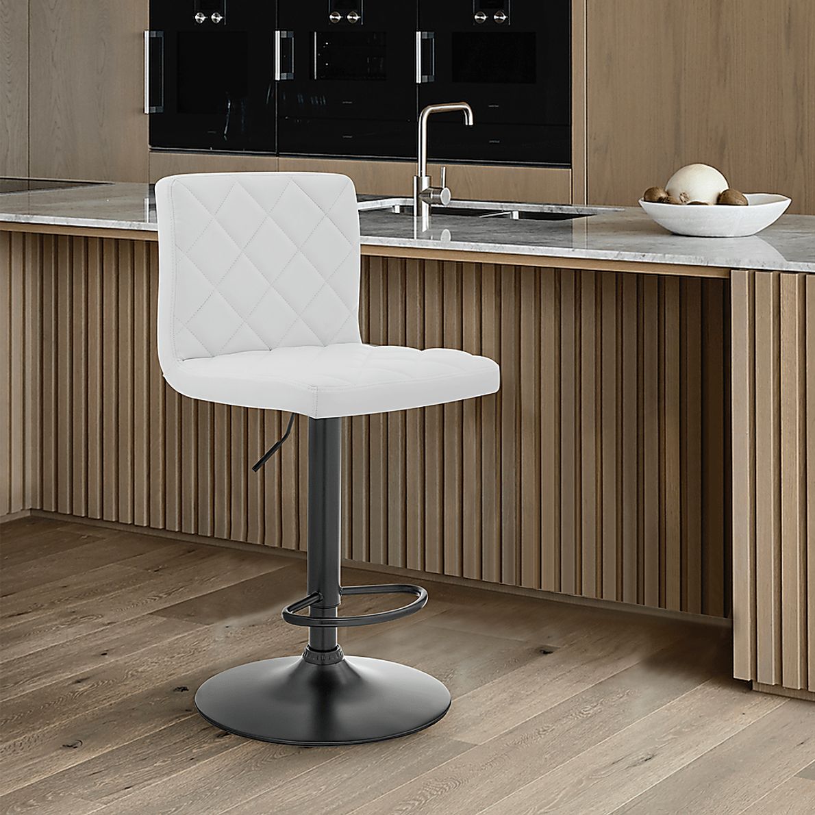 Eldorane White Barstool