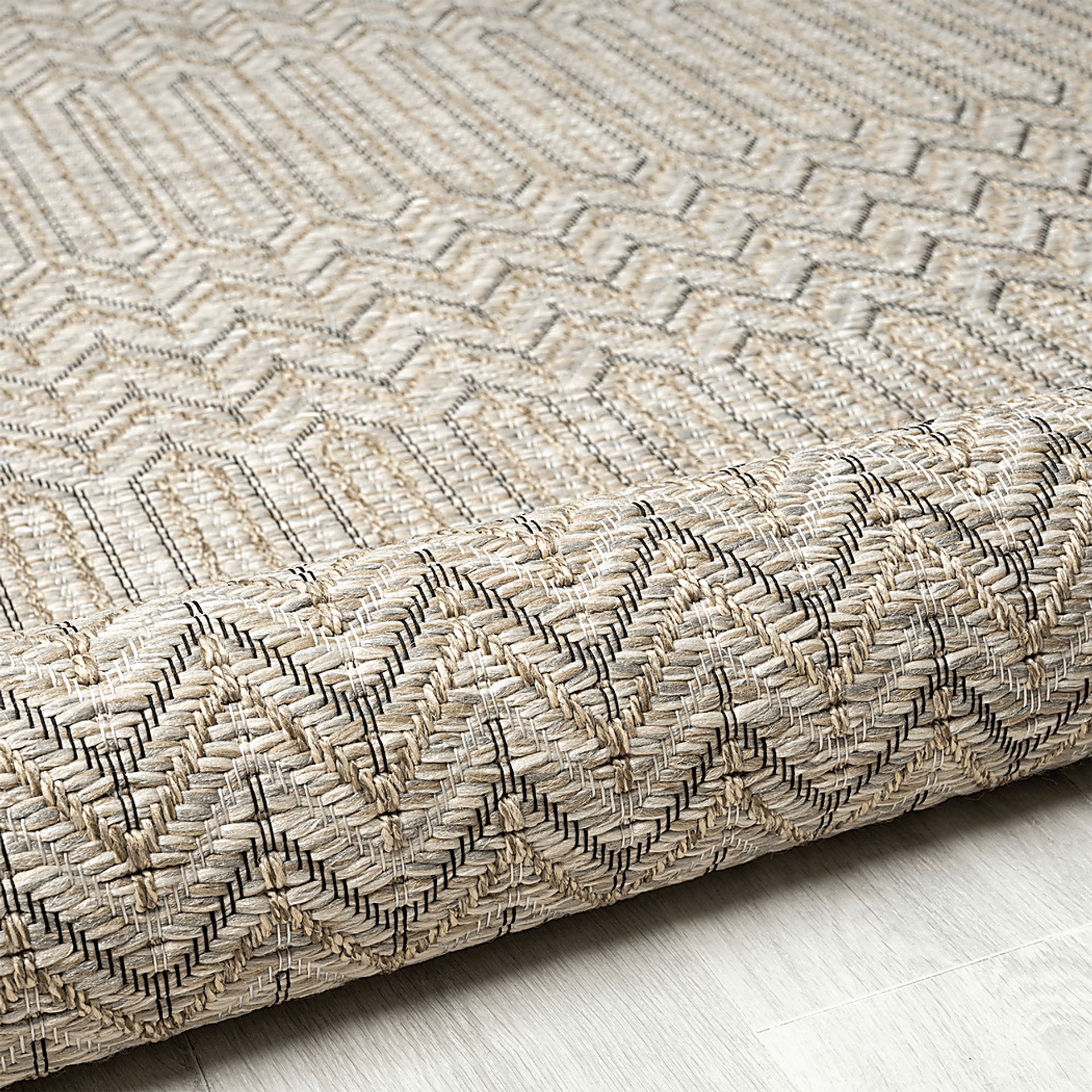 Eldoxo Tan 5' x 7' Indoor/Outdoor Rug - Image 7