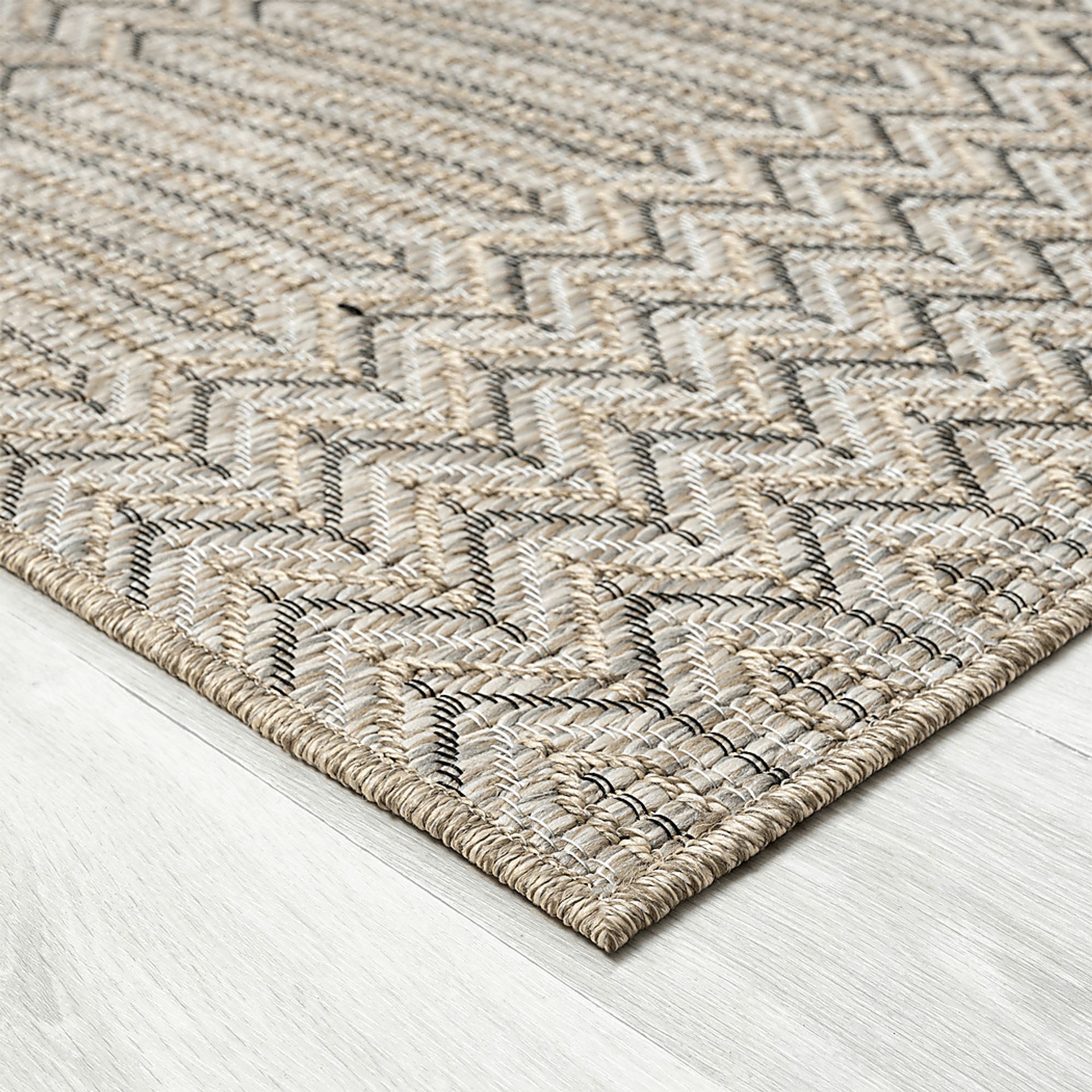 Eldoxo Tan 7'10 x 9'6 Indoor/Outdoor Rug - Image 3