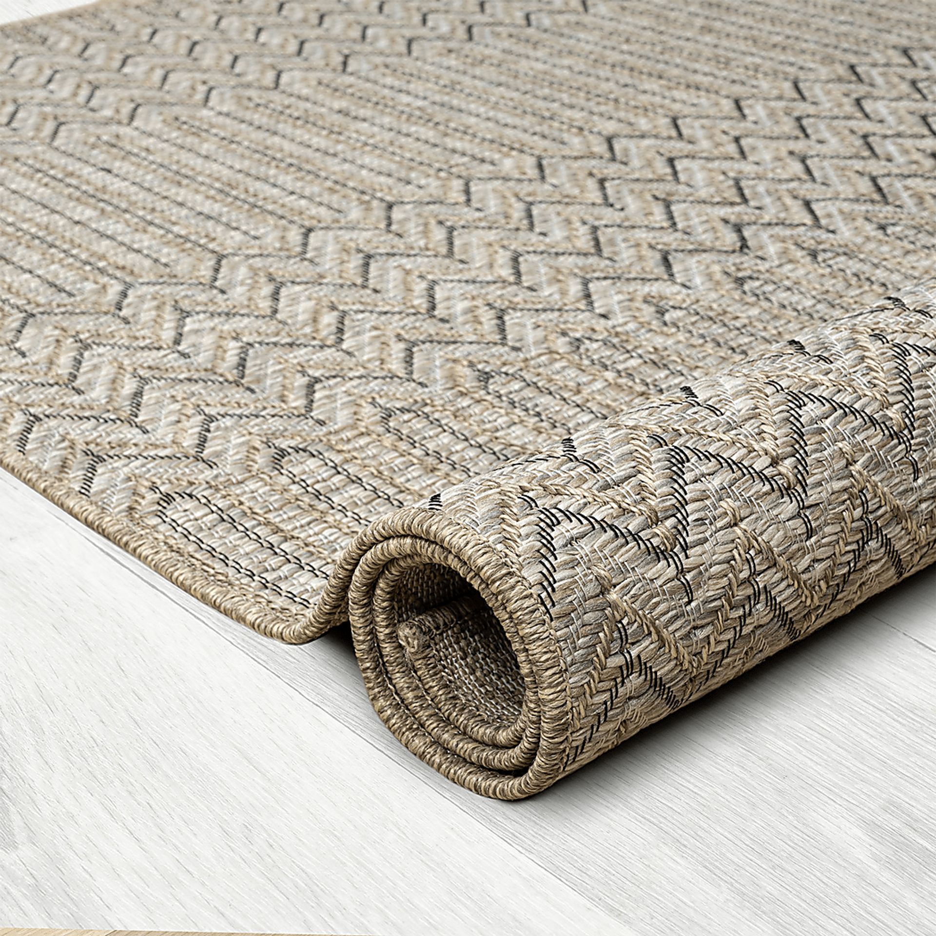 Eldoxo Tan 7'10 x 9'6 Indoor/Outdoor Rug - Image 6