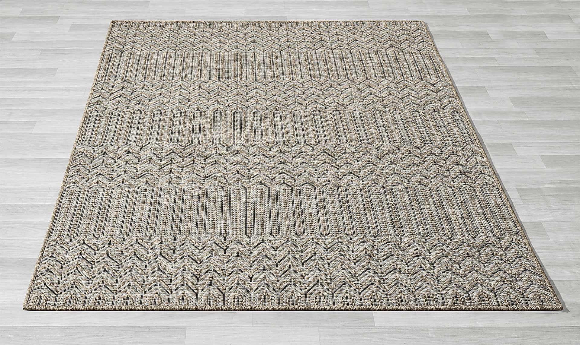 Eldoxo Tan 7'10 x 9'6 Indoor/Outdoor Rug - Image 9