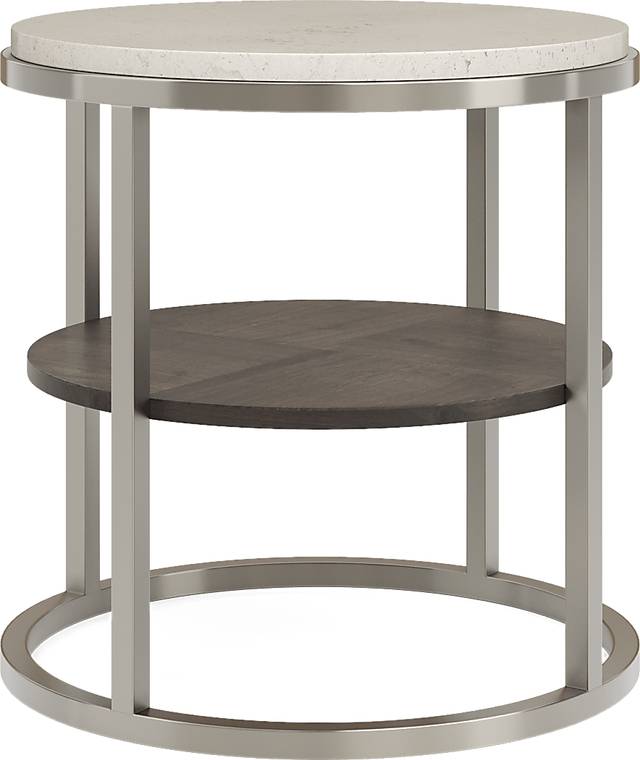 Eldren Tobacco End Table - Thumbnail - Image 1