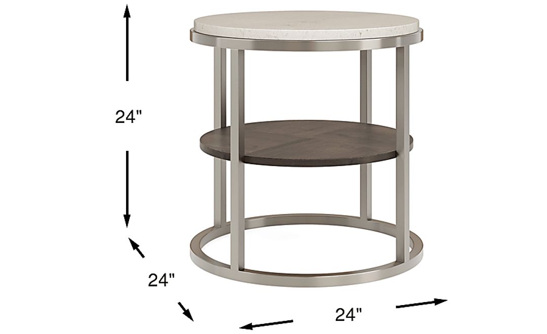 Eldren Tobacco End Table