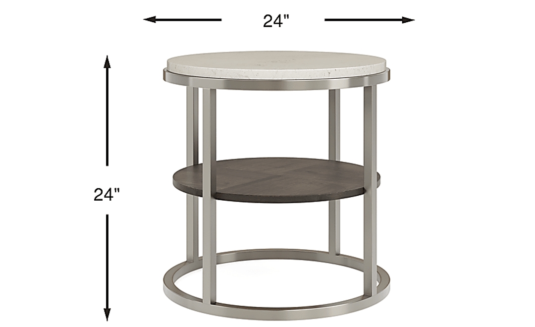 Eldren Tobacco End Table