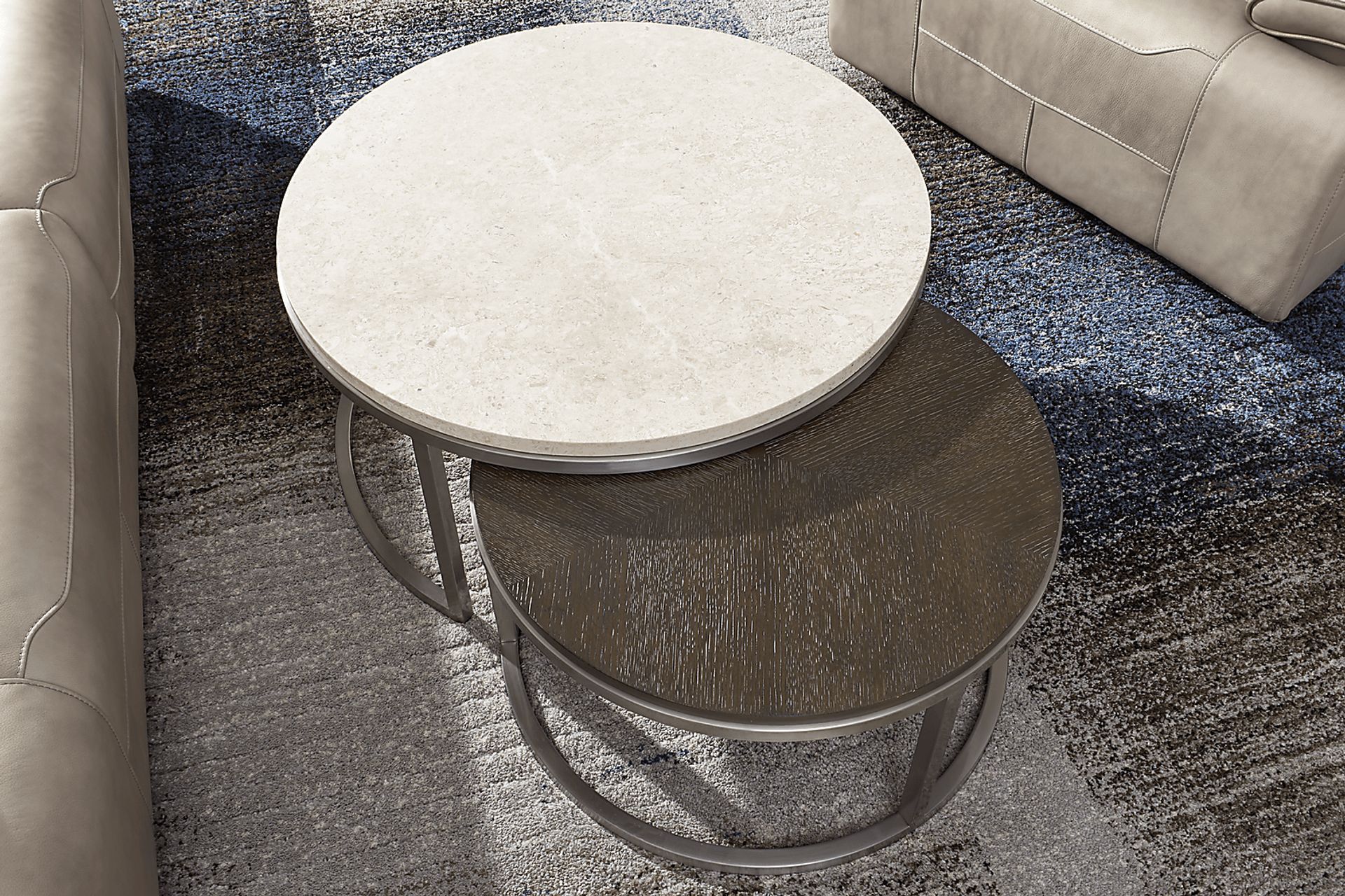 Eldren Tobacco Nesting Cocktail Table - Image 3
