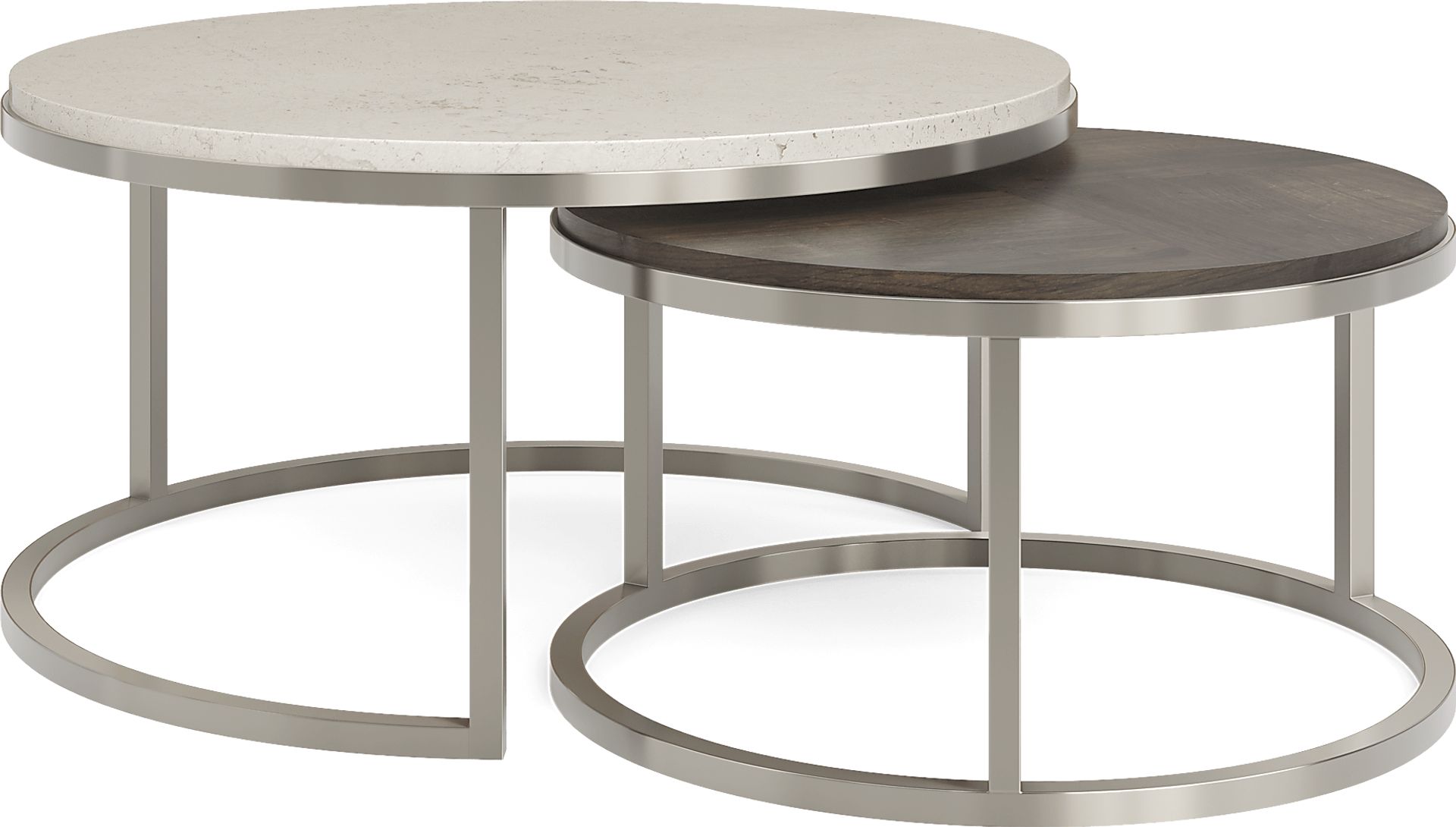 Eldren Tobacco Nesting Cocktail Table - Image 1