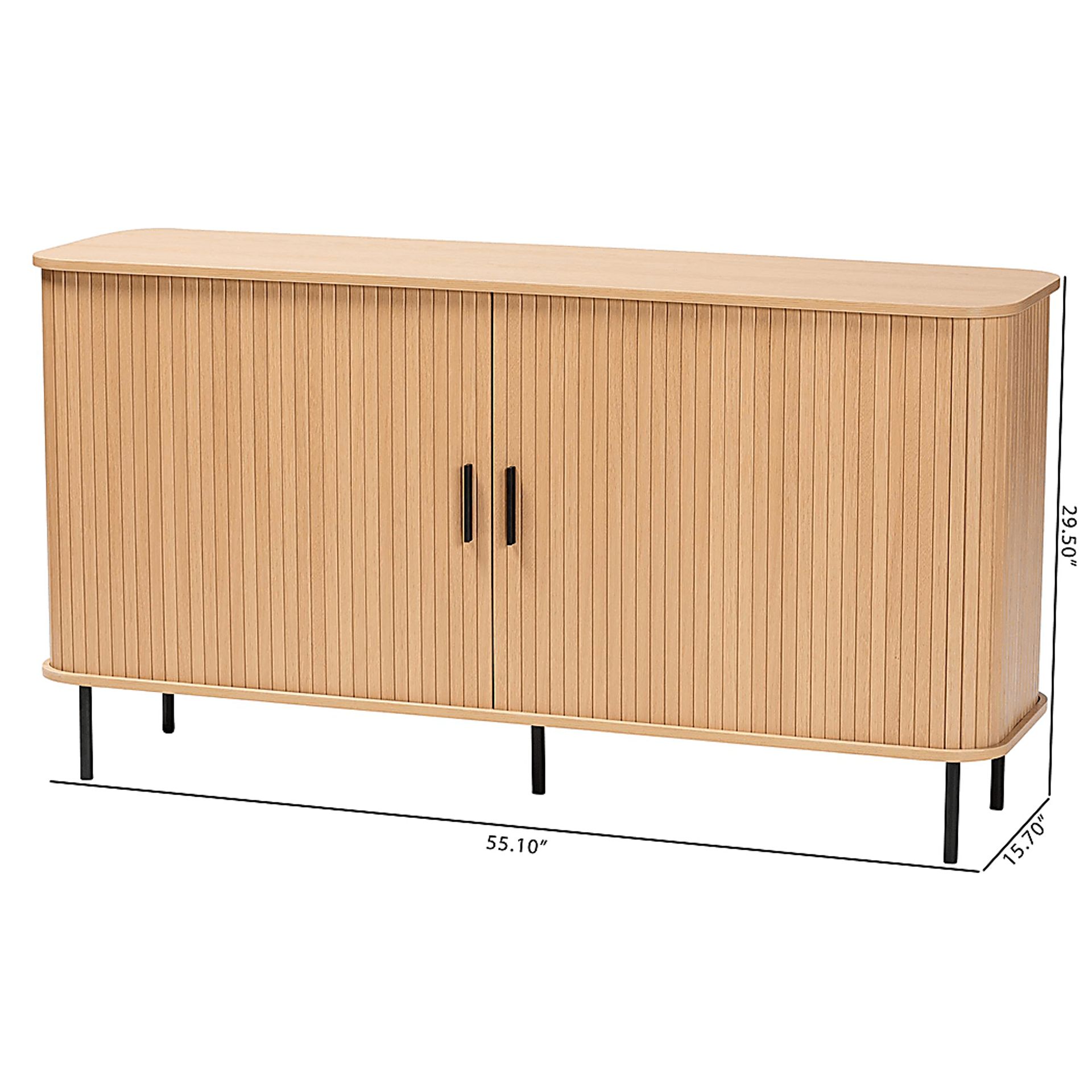 Eleacoms Light Brown Sideboard - Image 9