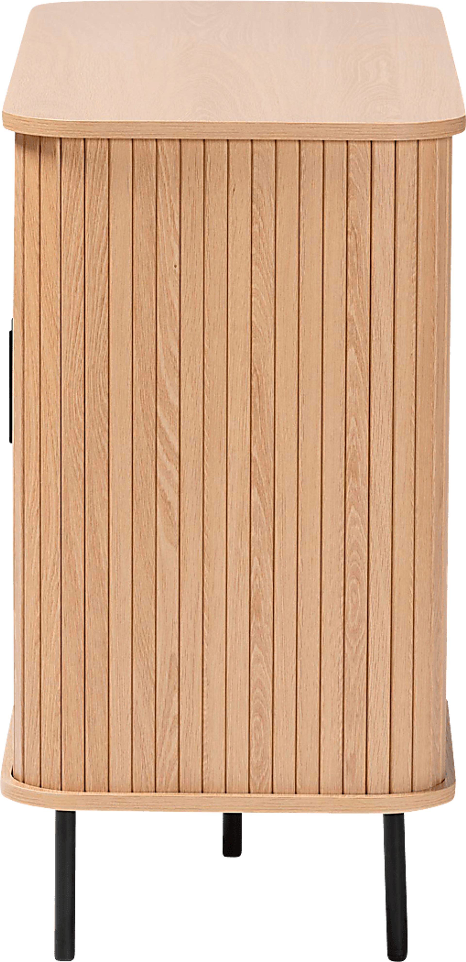 Eleacoms Light Brown Storage Cabinet - Image 6