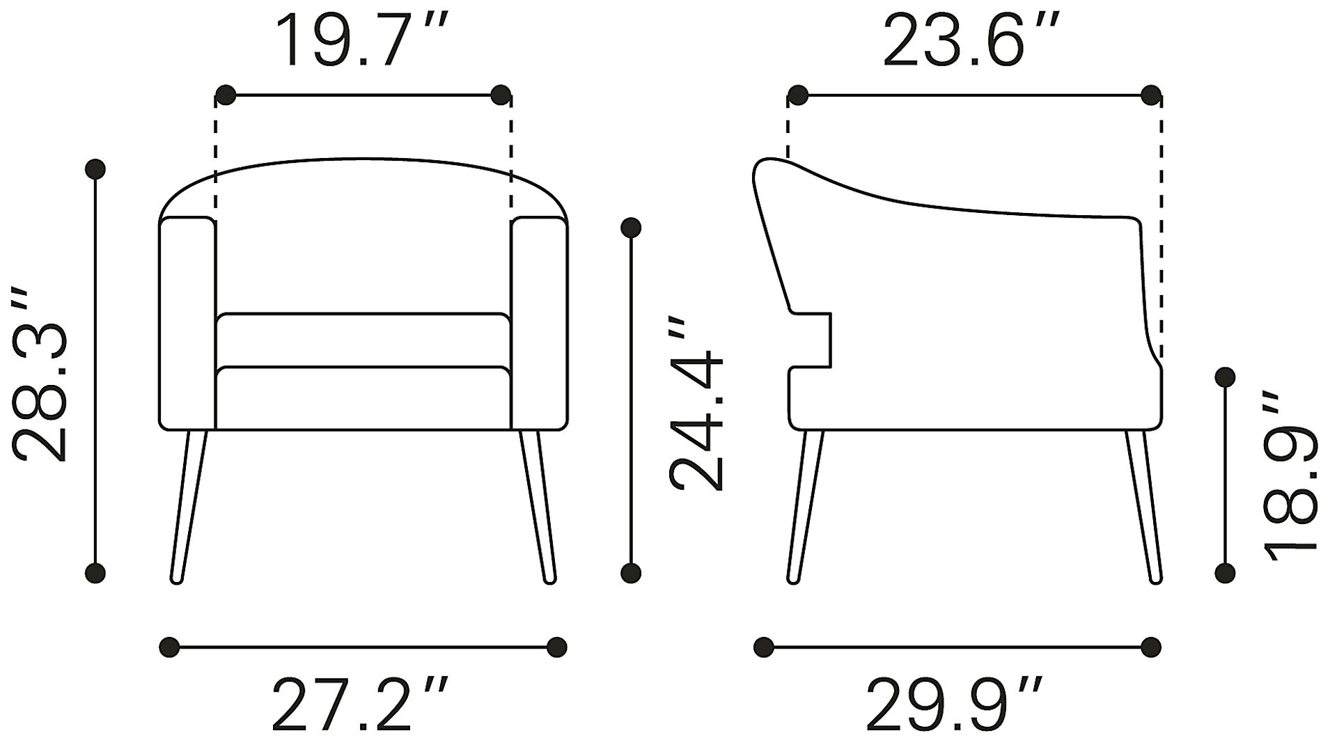 Eleadore Brown Accent Chair - Image 9