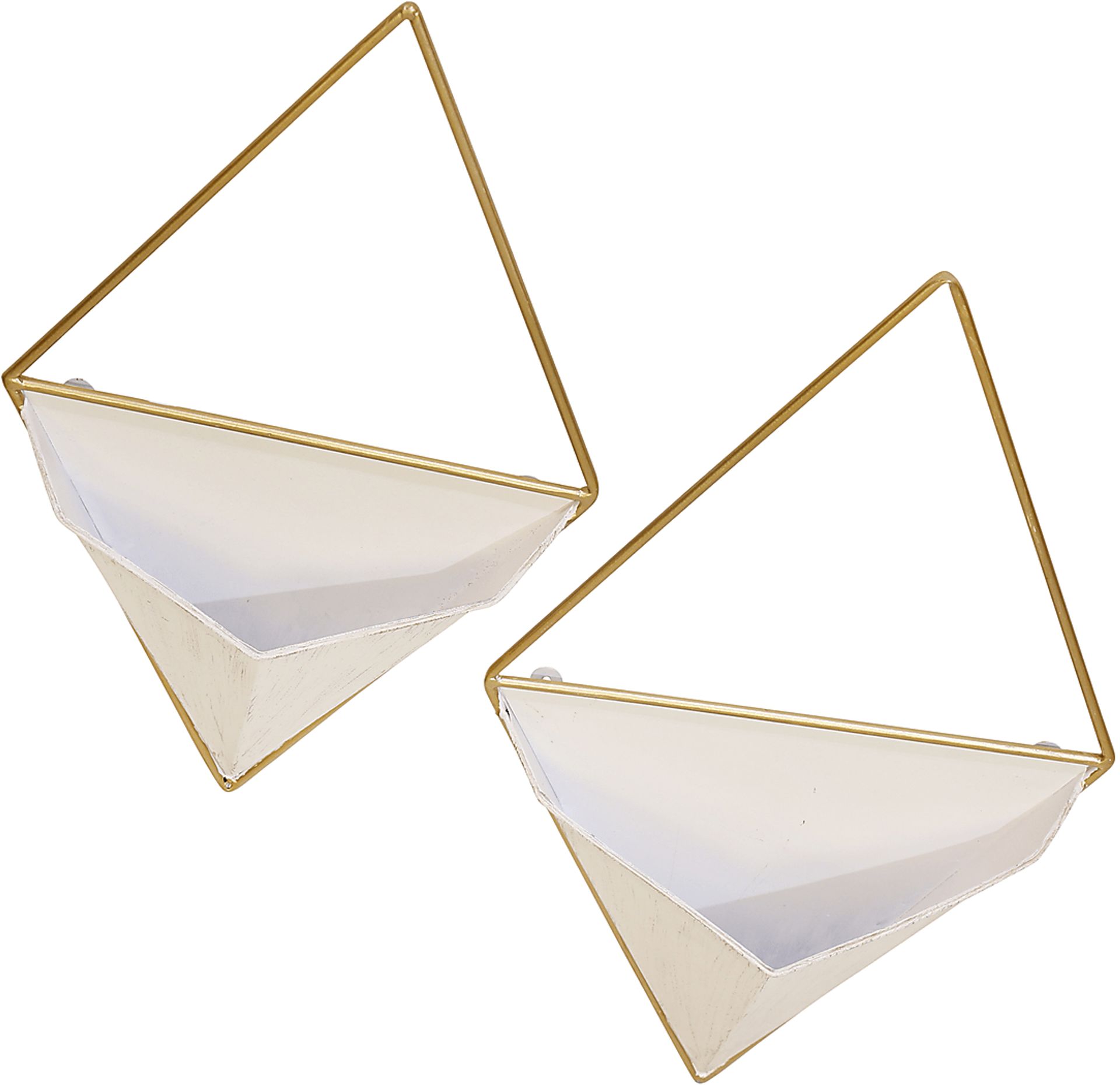 Elebash White Wall Planter, Set of 2 - Image 3