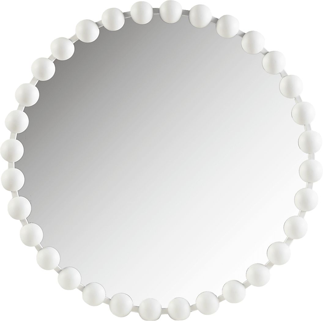 Elecoms White Small Mirror