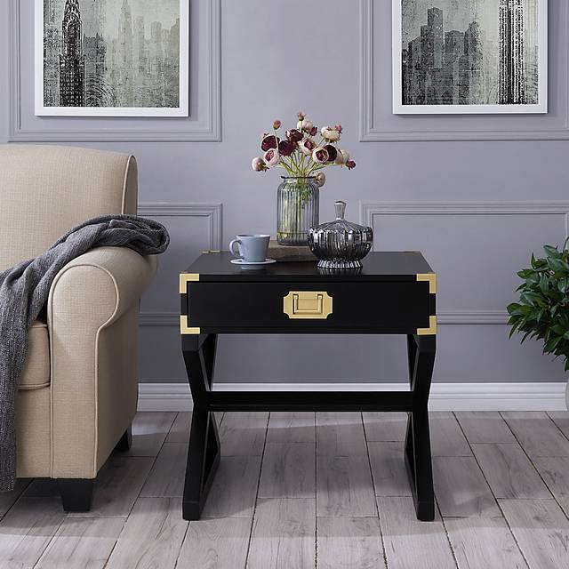 Elegans Black End Table - Thumbnail - Image 2