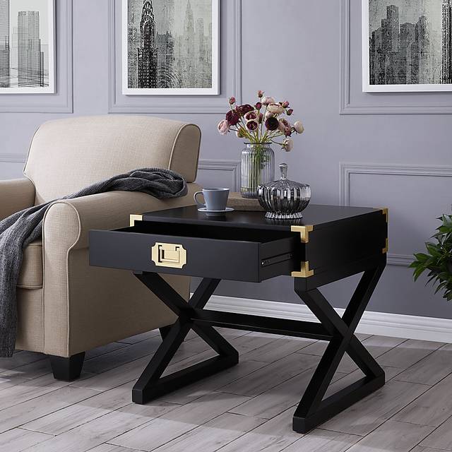 Elegans Black End Table - Thumbnail - Image 4