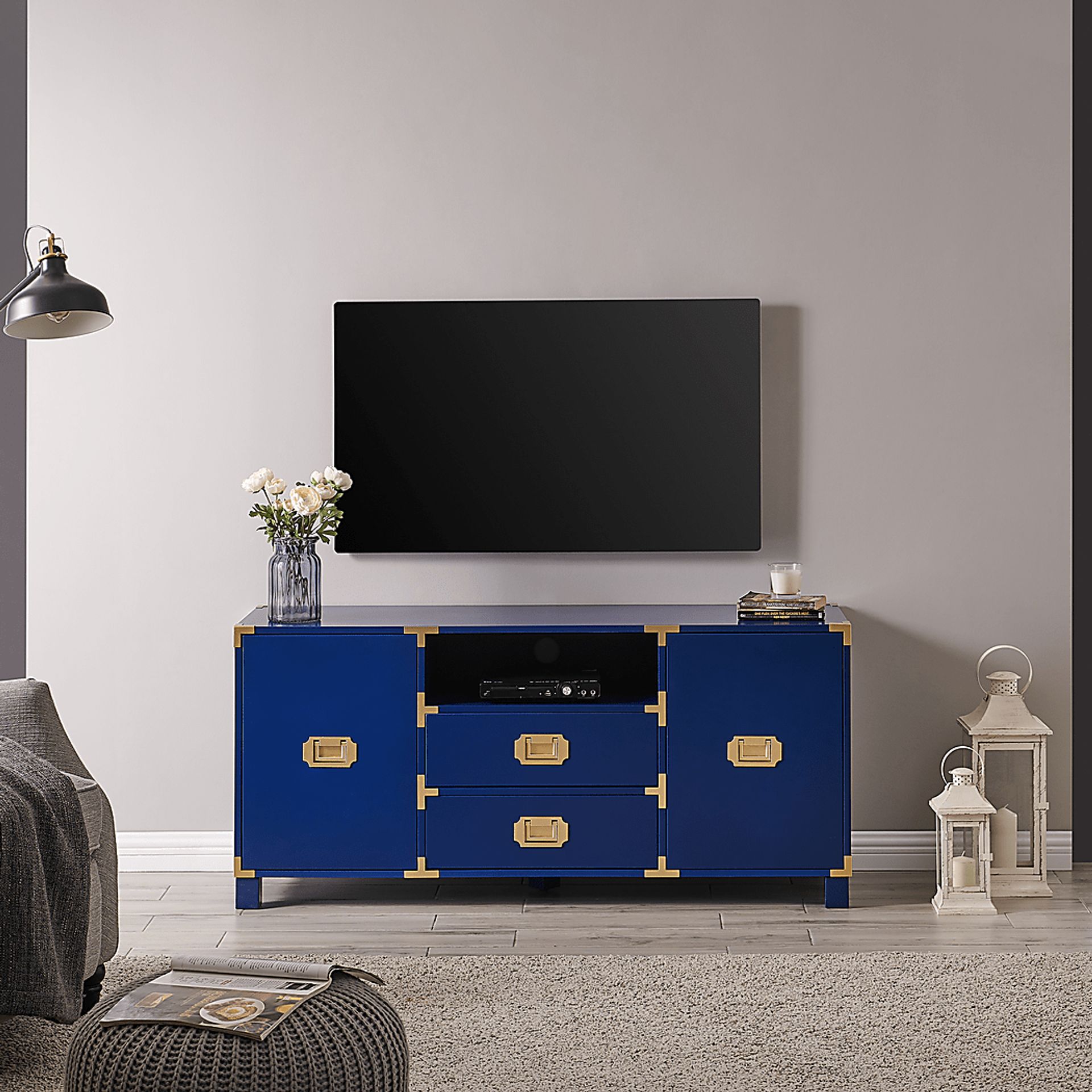 Elegans Blue 52 in. Console - Image 2