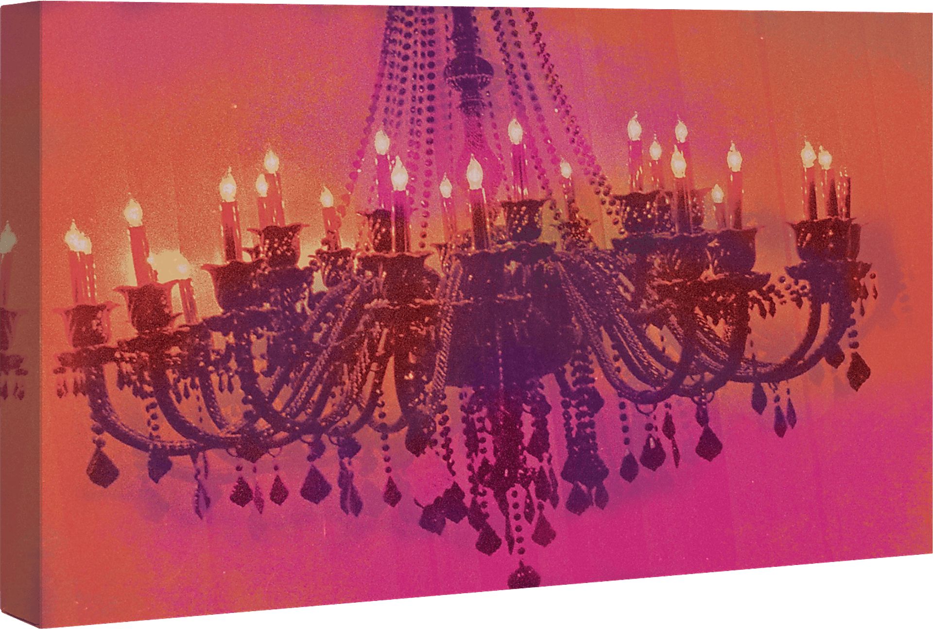 Elegant Glow Orange Artwork - Image 2