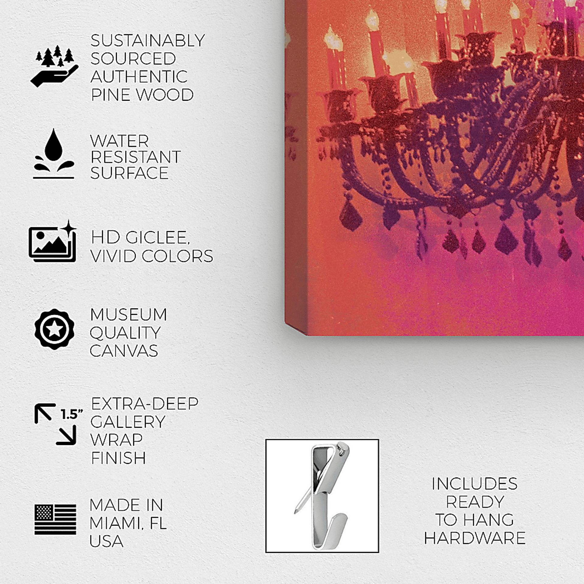 Elegant Glow Orange Artwork - Image 3