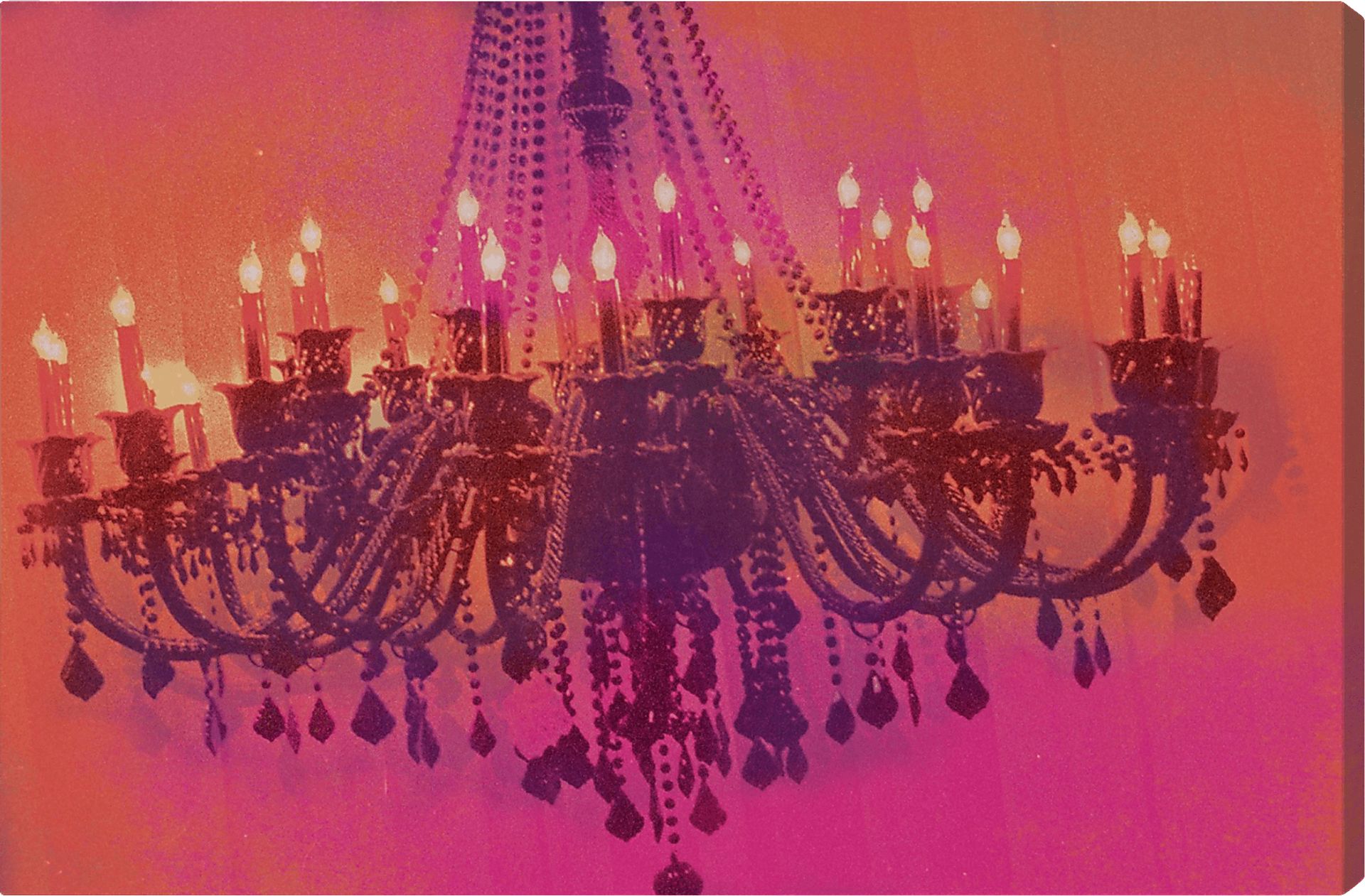 Elegant Glow Orange Artwork - Image 1