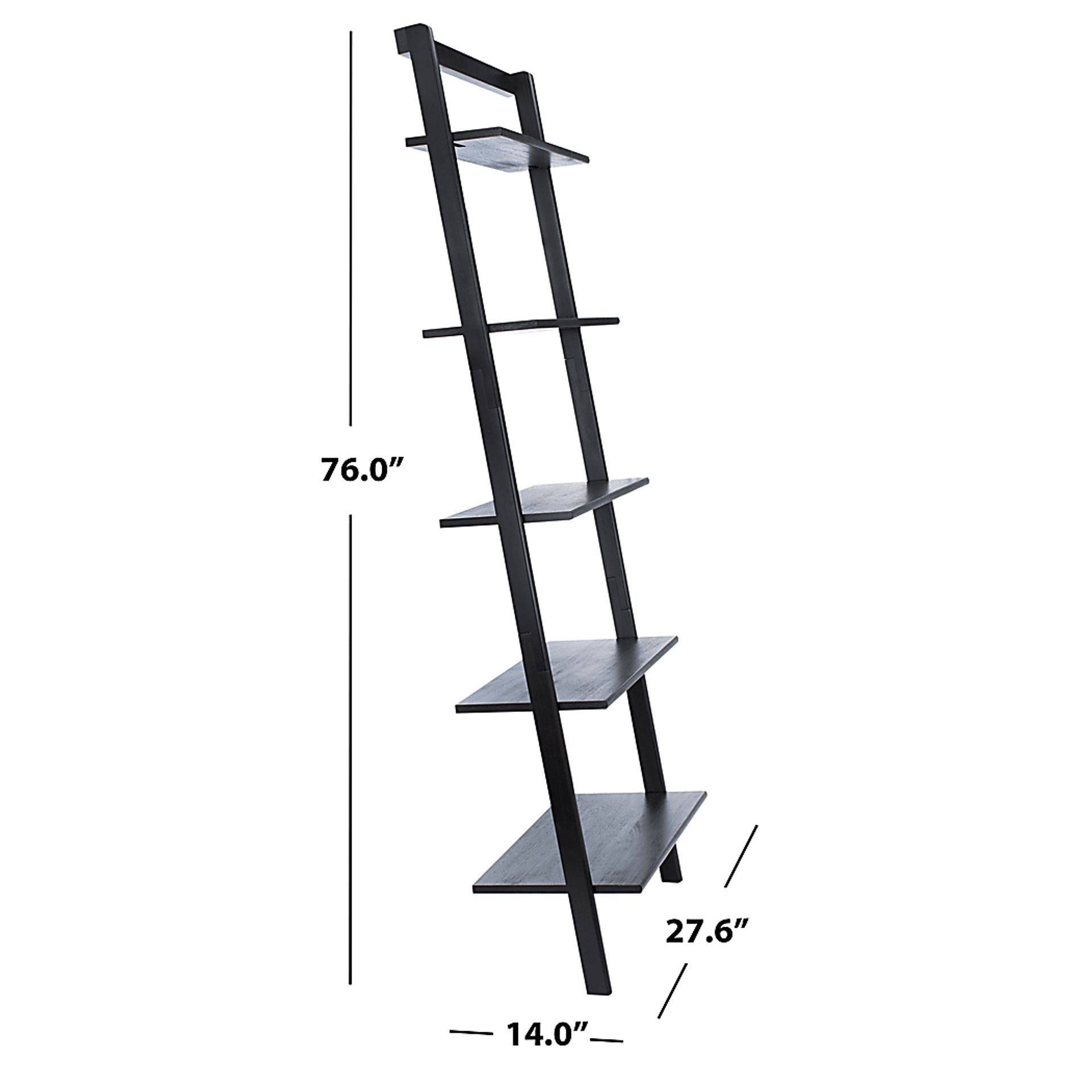 Elen Black Bookcase - Image 5